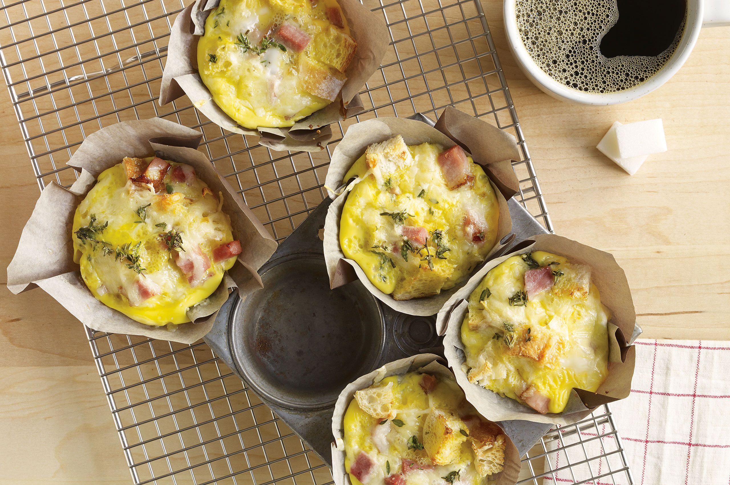 individual  breakfast  Souffle  How to do cook it your self Studio commercial food photography photoshoot for Hannaford Bro Co