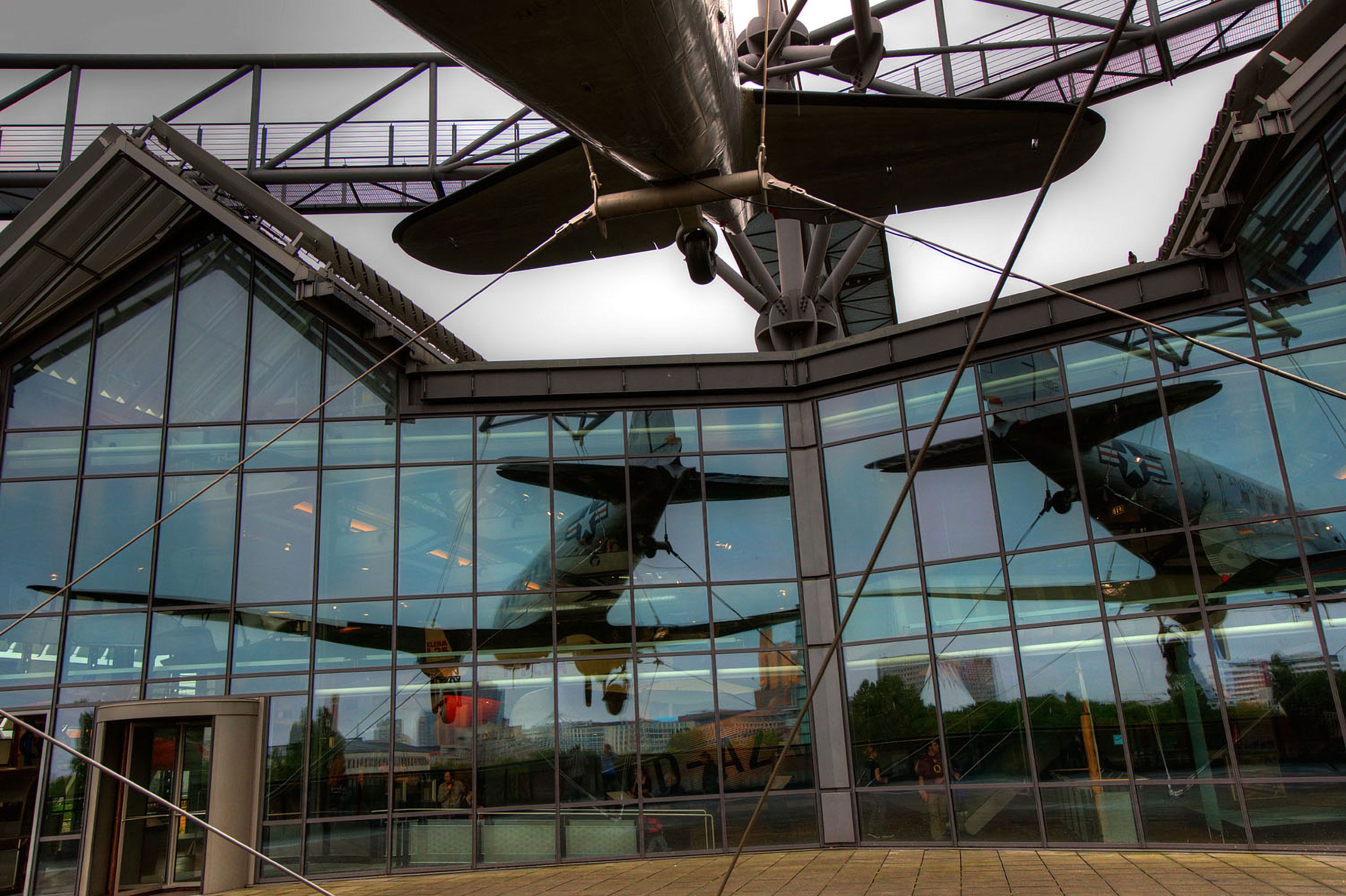 German Museum of Technology roof  Douglas C-47 Skytrain berlin germany