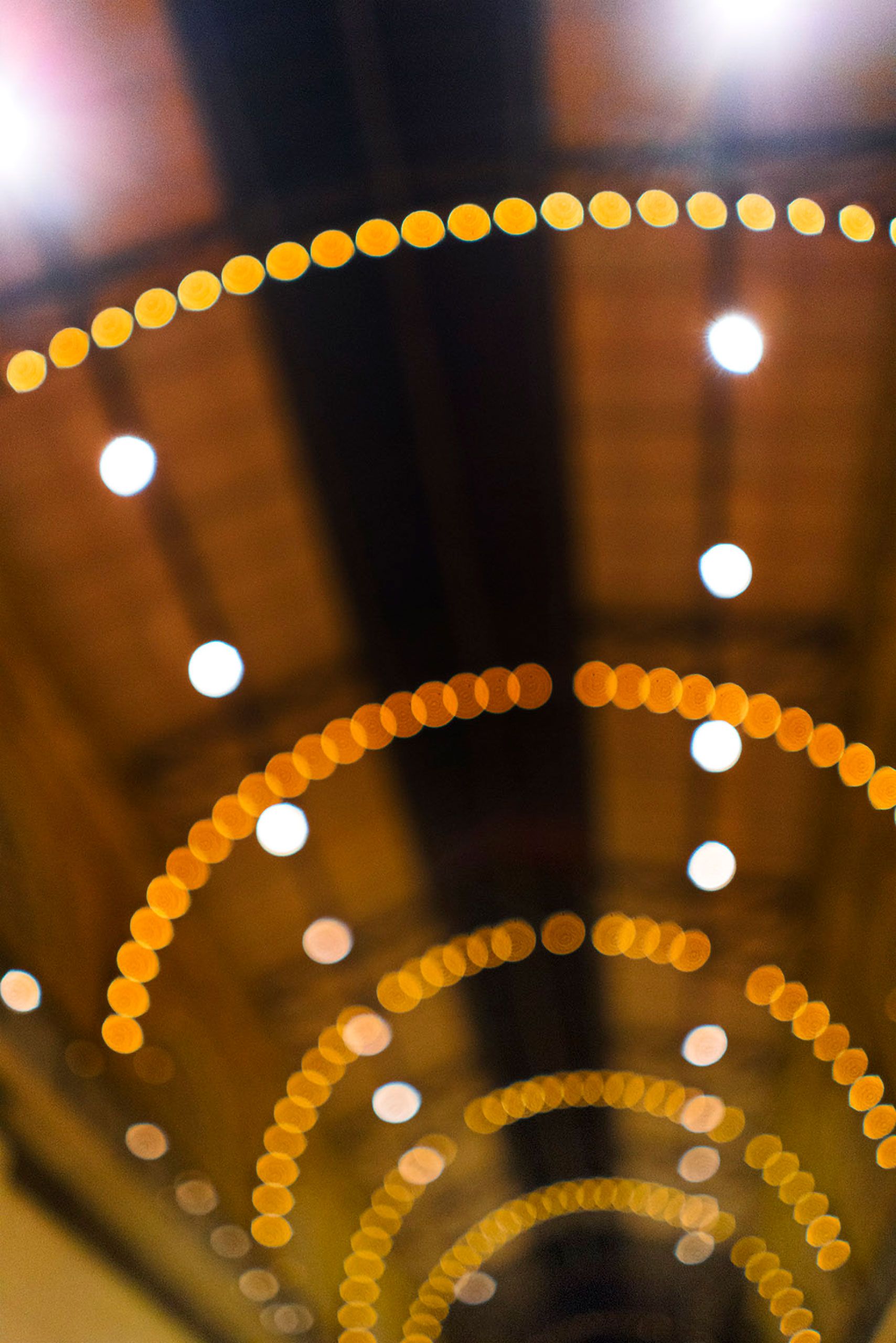 Marquee lights at night san Francisco california