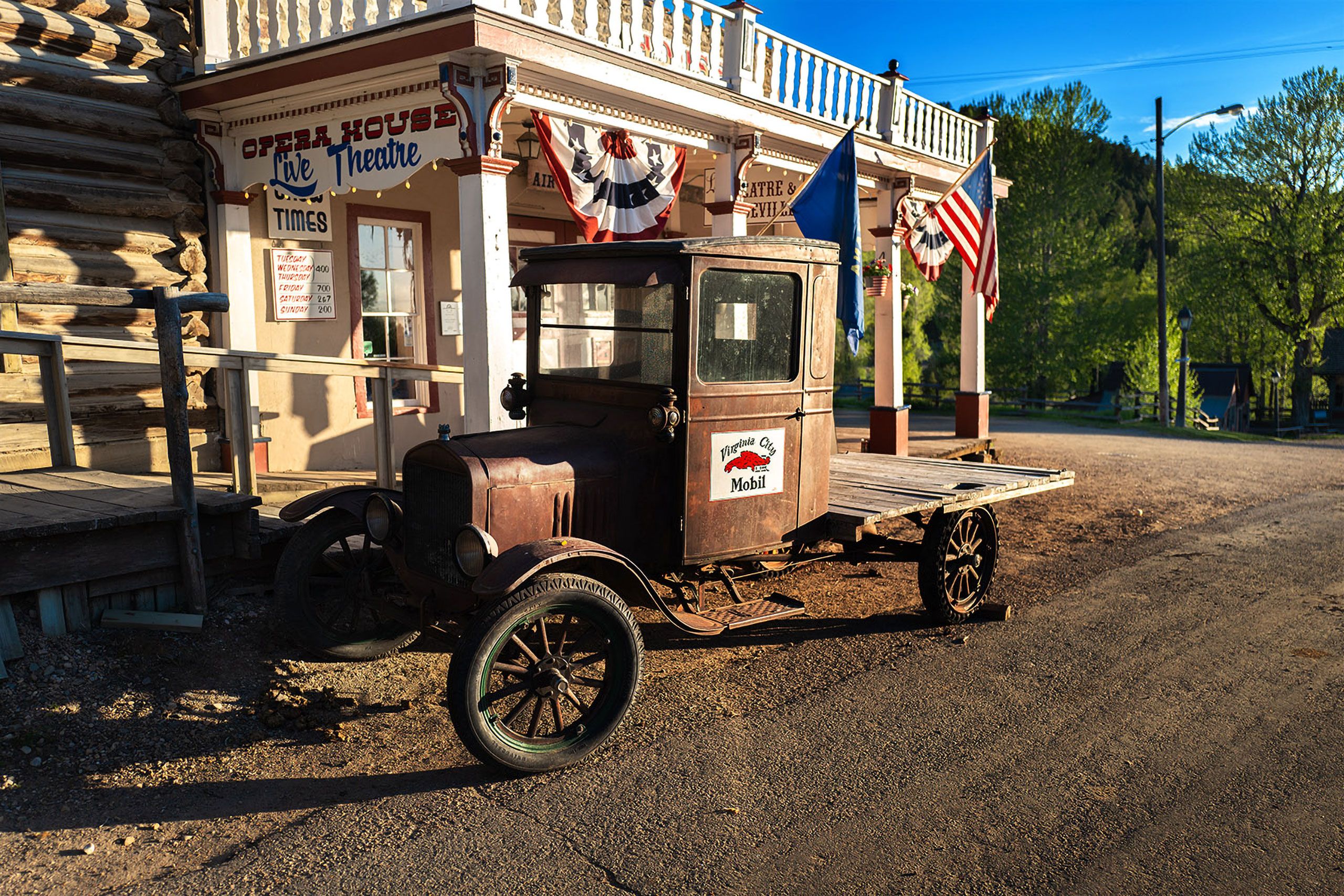 old truck  Virginia City Montana