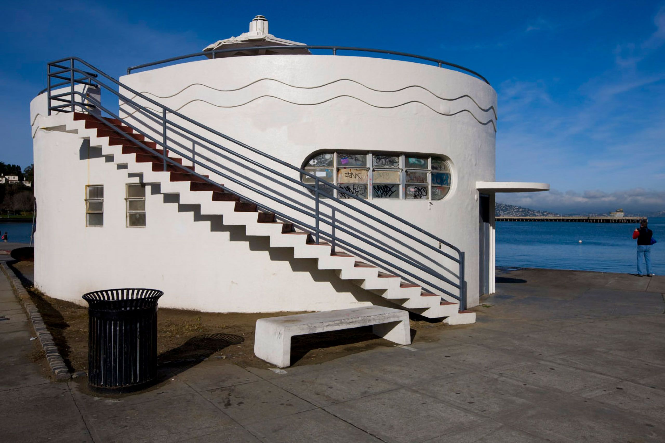 round building in San Fransisco harbor 