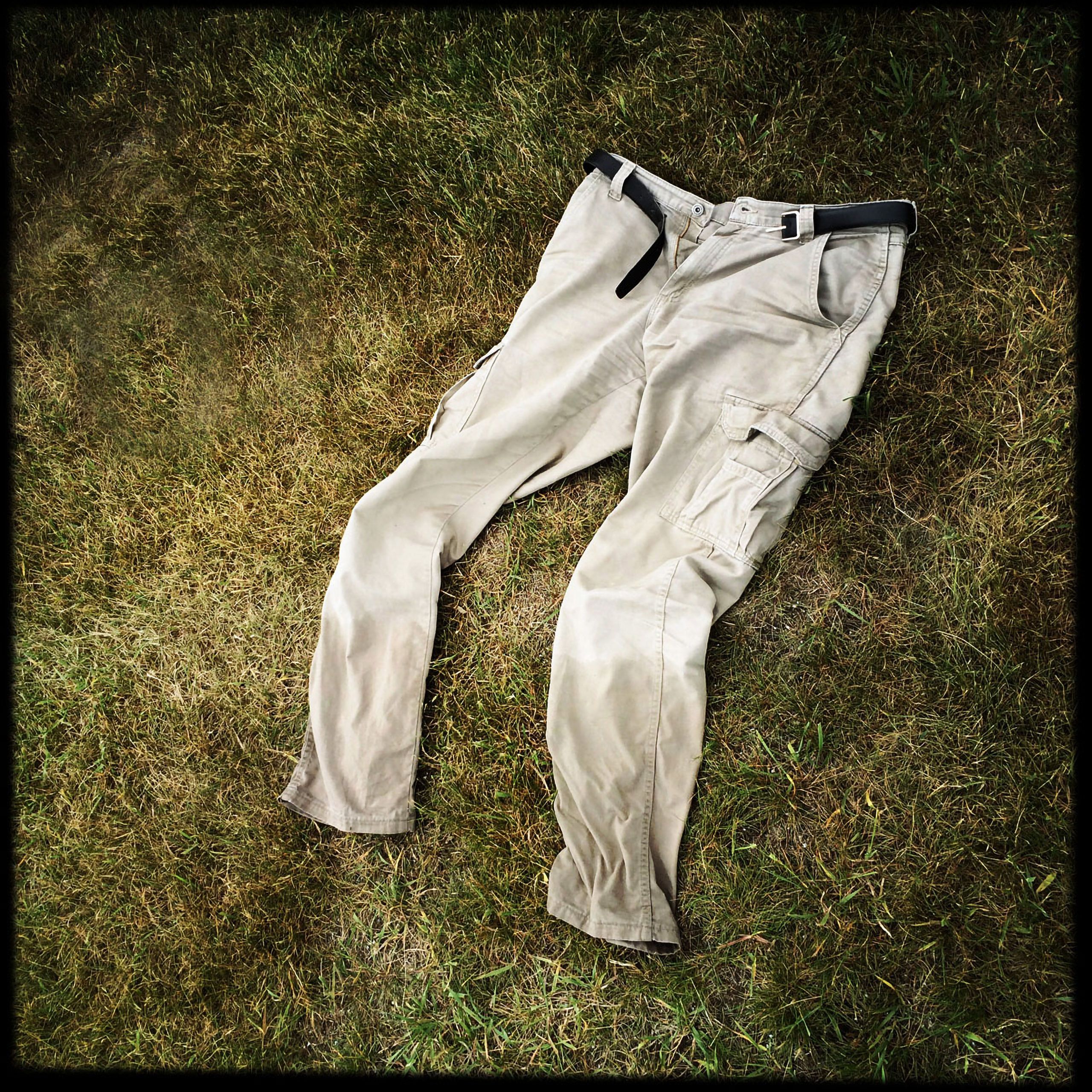 The strange pants on ground who what where  Scarbrough Maine