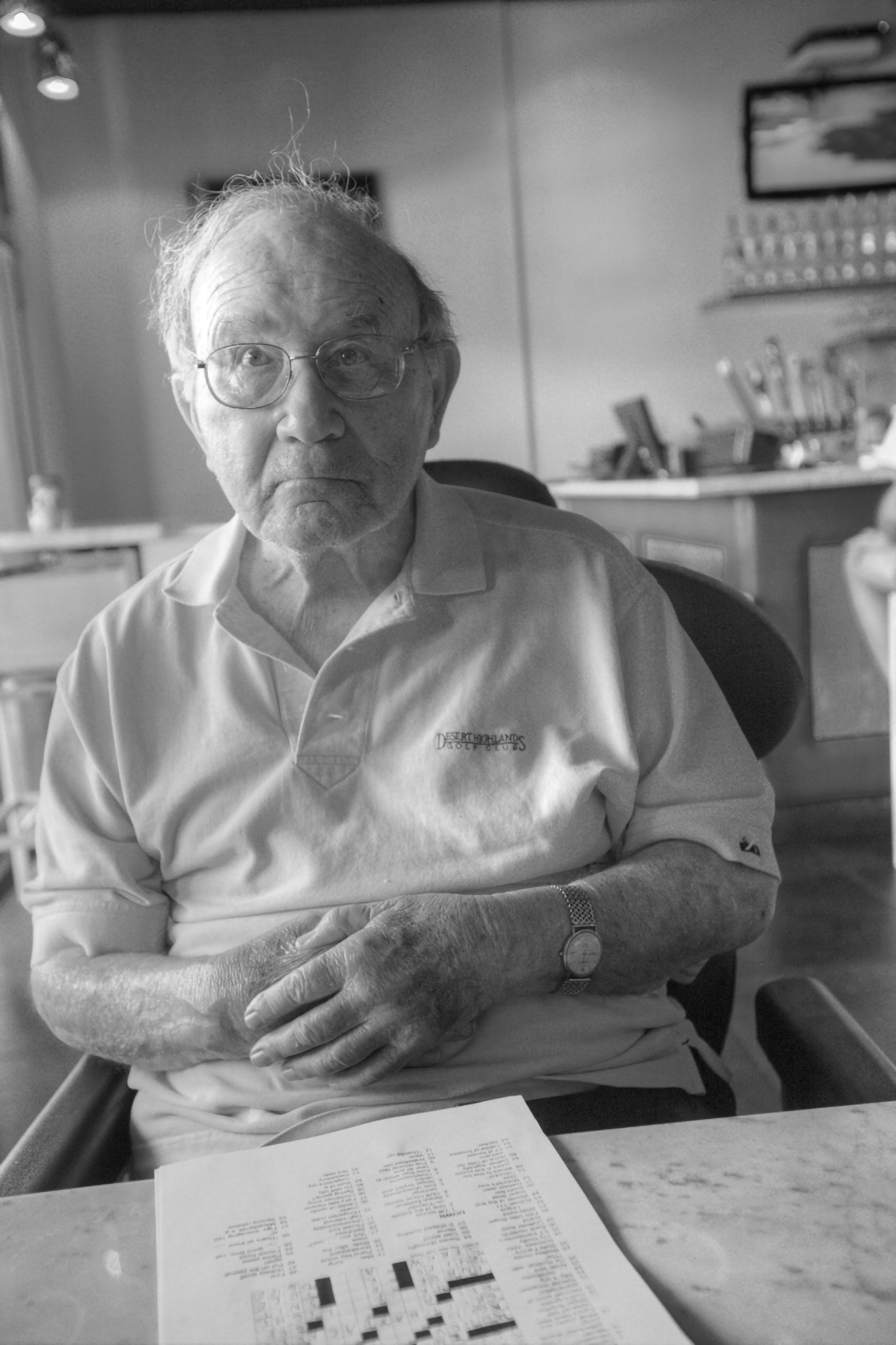 85 year old Floyd Roos old man