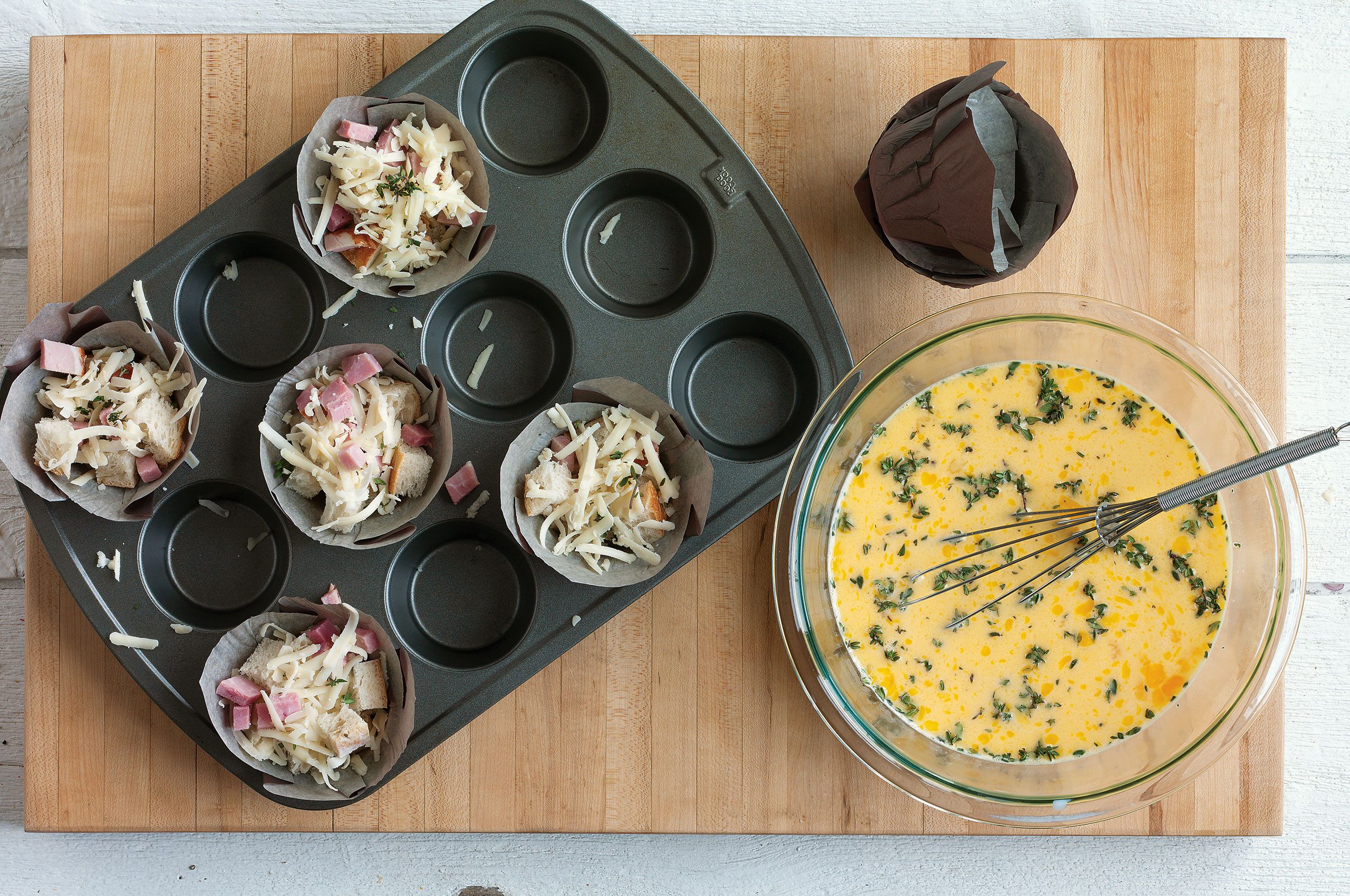  ingredients  for small Snuffle  How to do cook it your self Studio commercial food photography photoshoot for Hannaford Bro Co