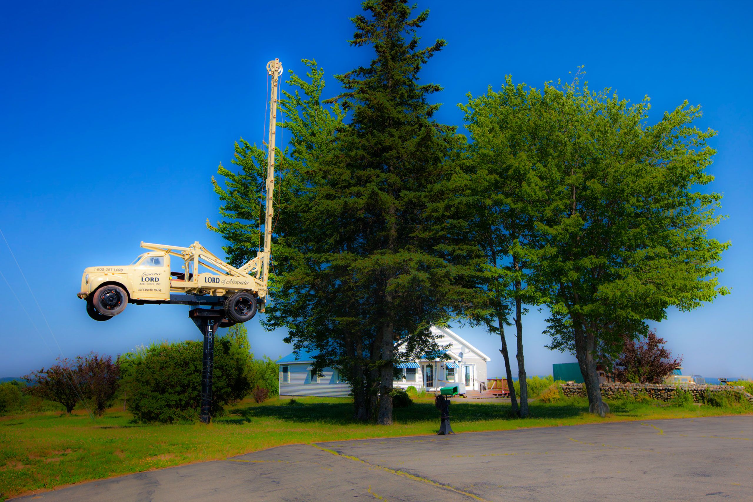 Lord downing and wrecking route nine  THE AIRLINE ROAD maine