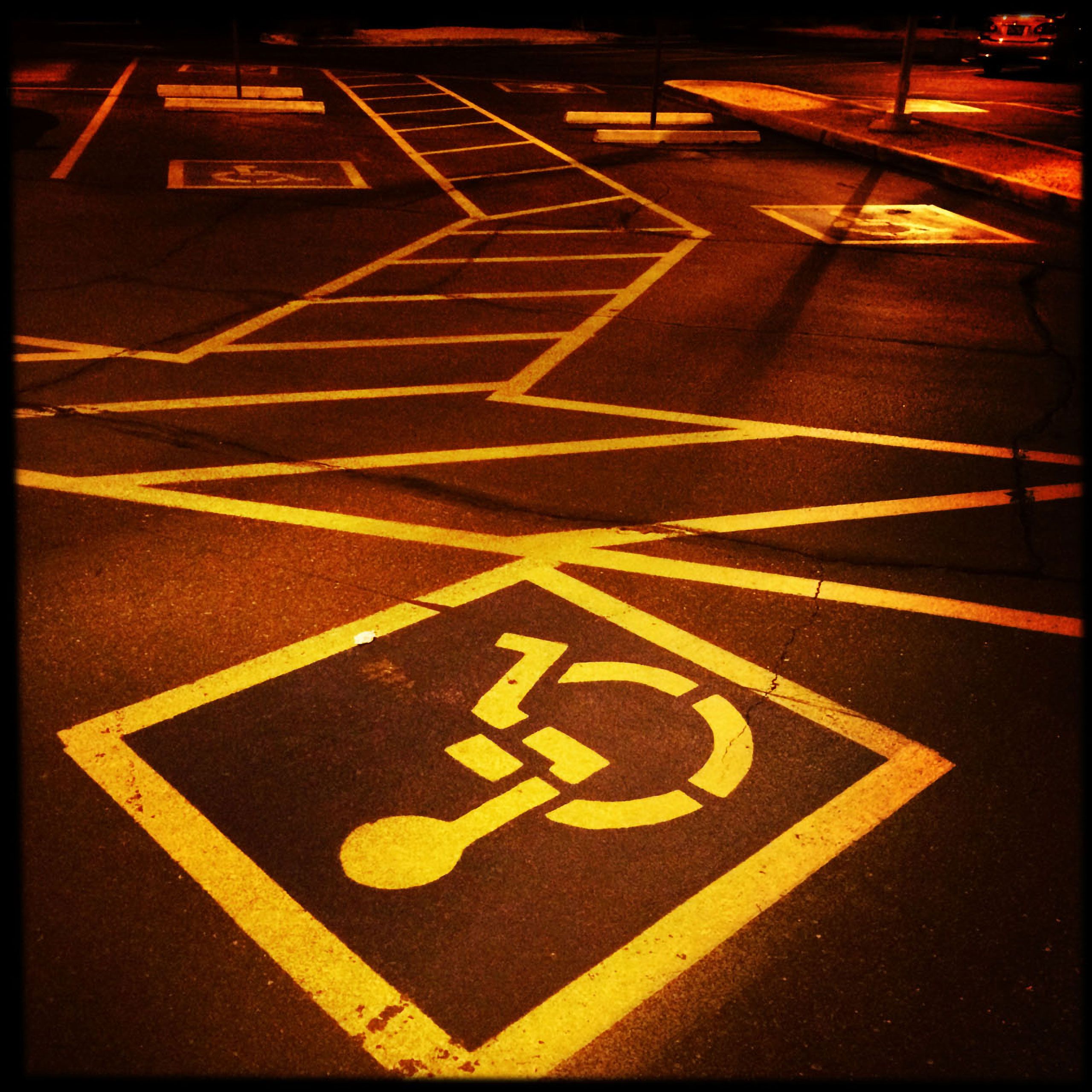 Parking lot a night mayo clinic hospital Scottsdale Arizona