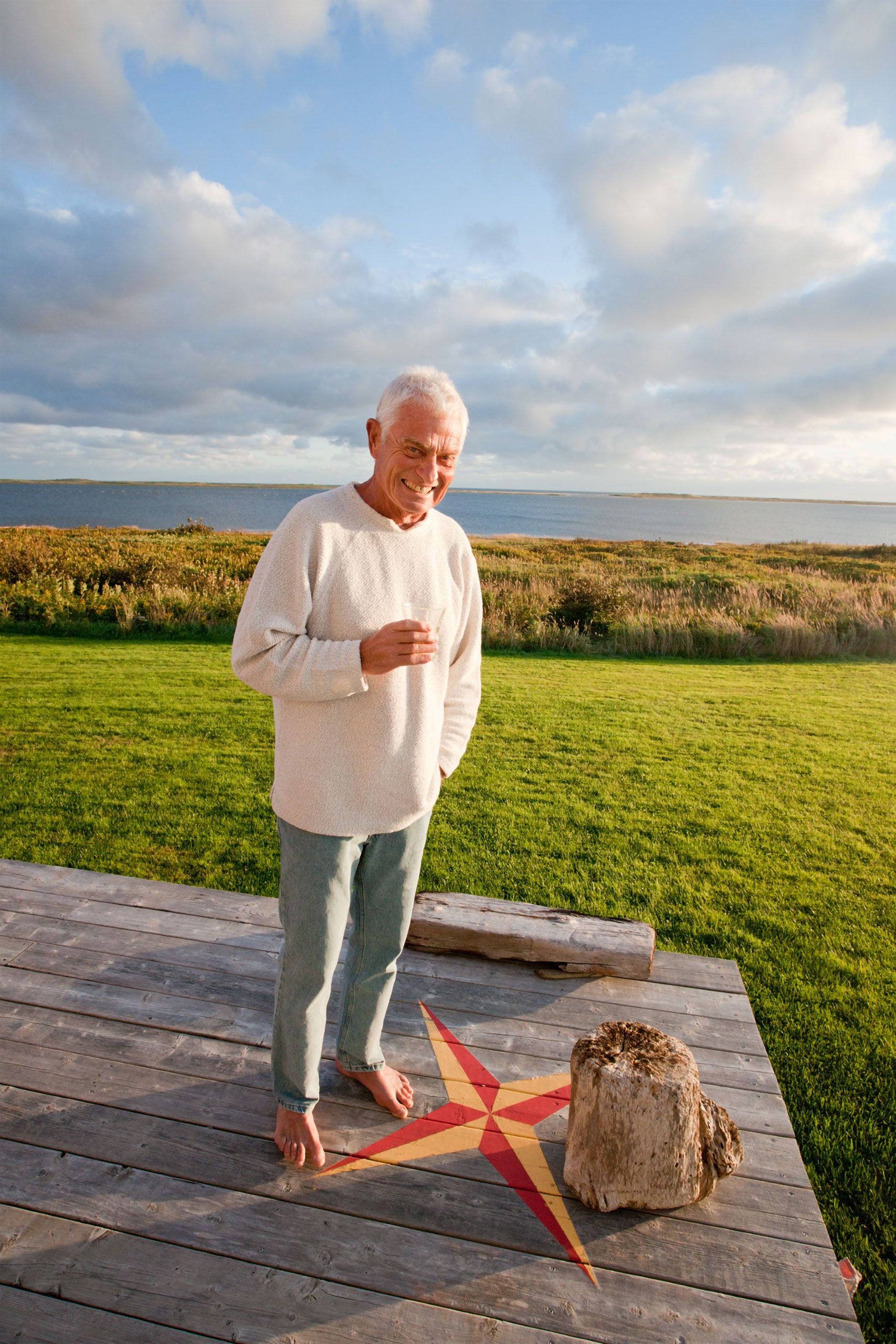 Dave Walters Harve Aubert summertime Magdalen Islands Îles de la Madeleine Harve Aubert Quebec Canada