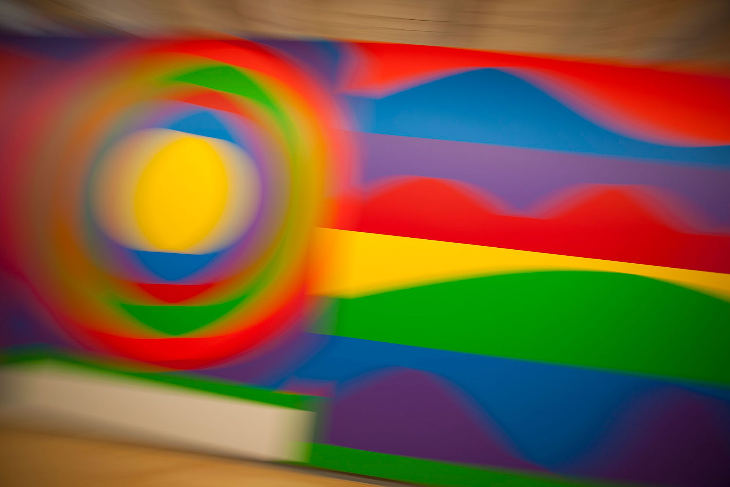 Sol LeWitt: A Wall Drawing Retrospective comprises 105 of LeWitt's large-scale wall drawings, spanning the artist's career from 1969 to 2007 mass moca