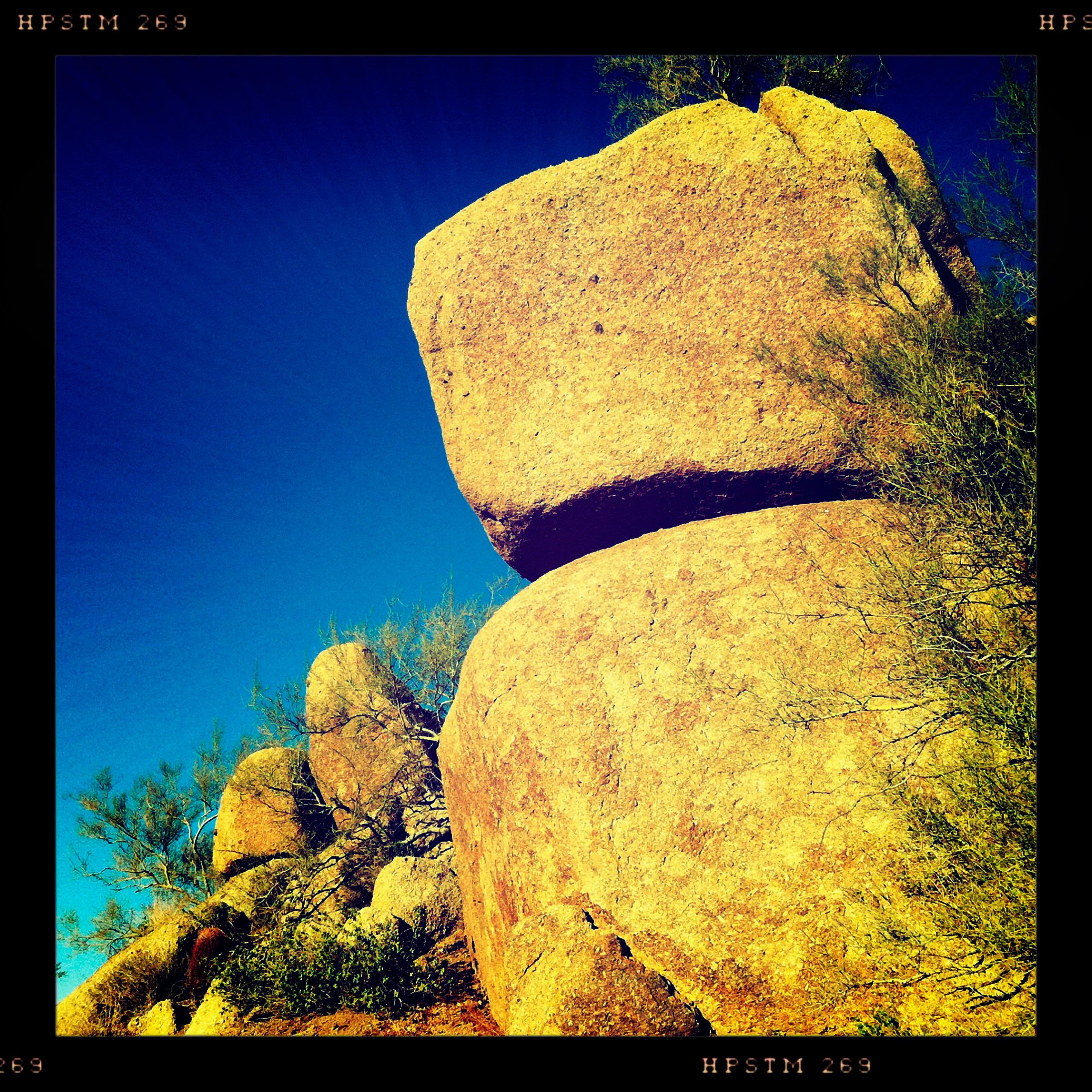 rocks on Pinnacle peak hikeing  trail scottsdale Arizona