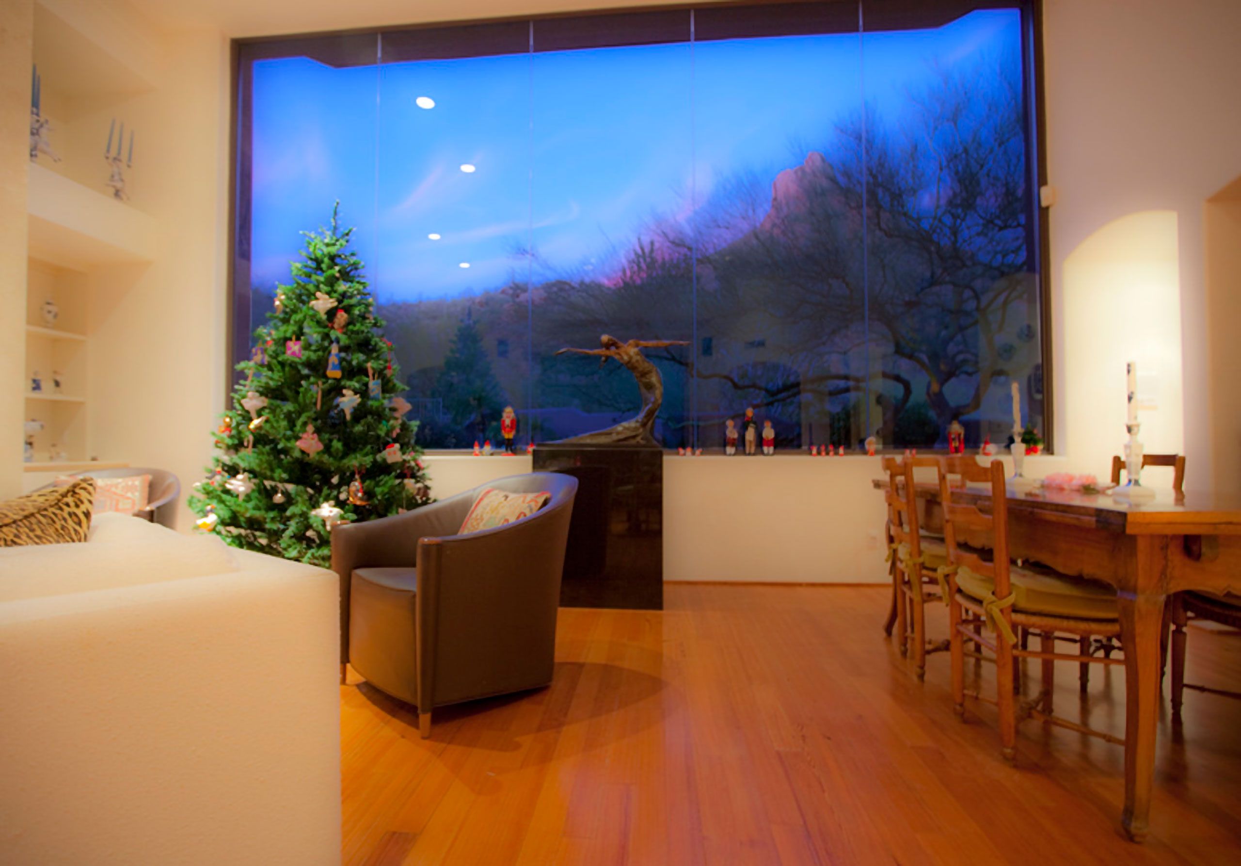 Christmas in the desert SCottsdal arizona pinnacle peak