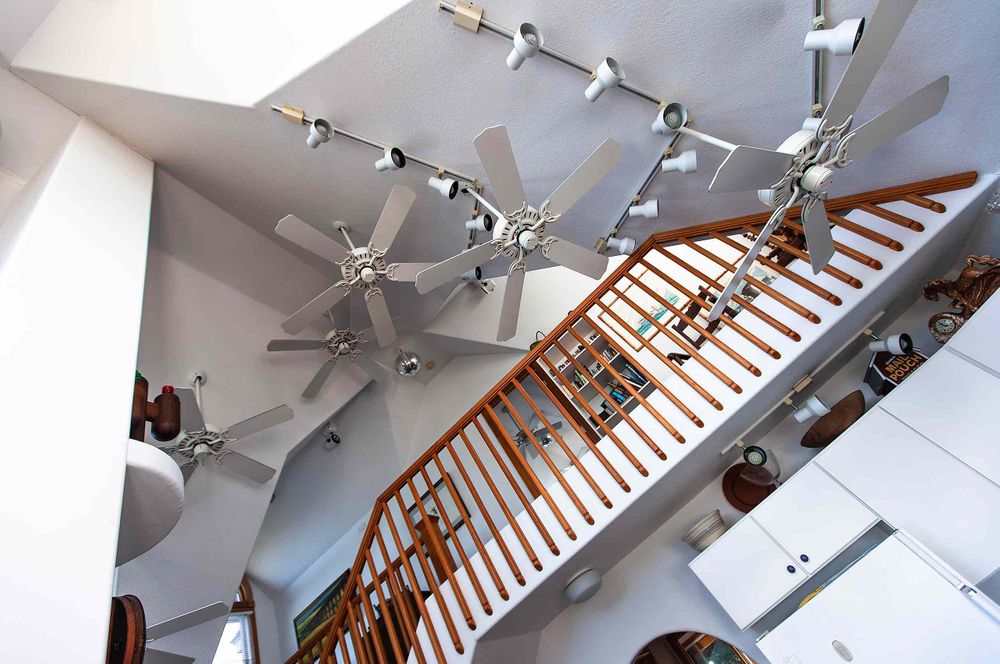 fans in a house cape hatteris north carolina