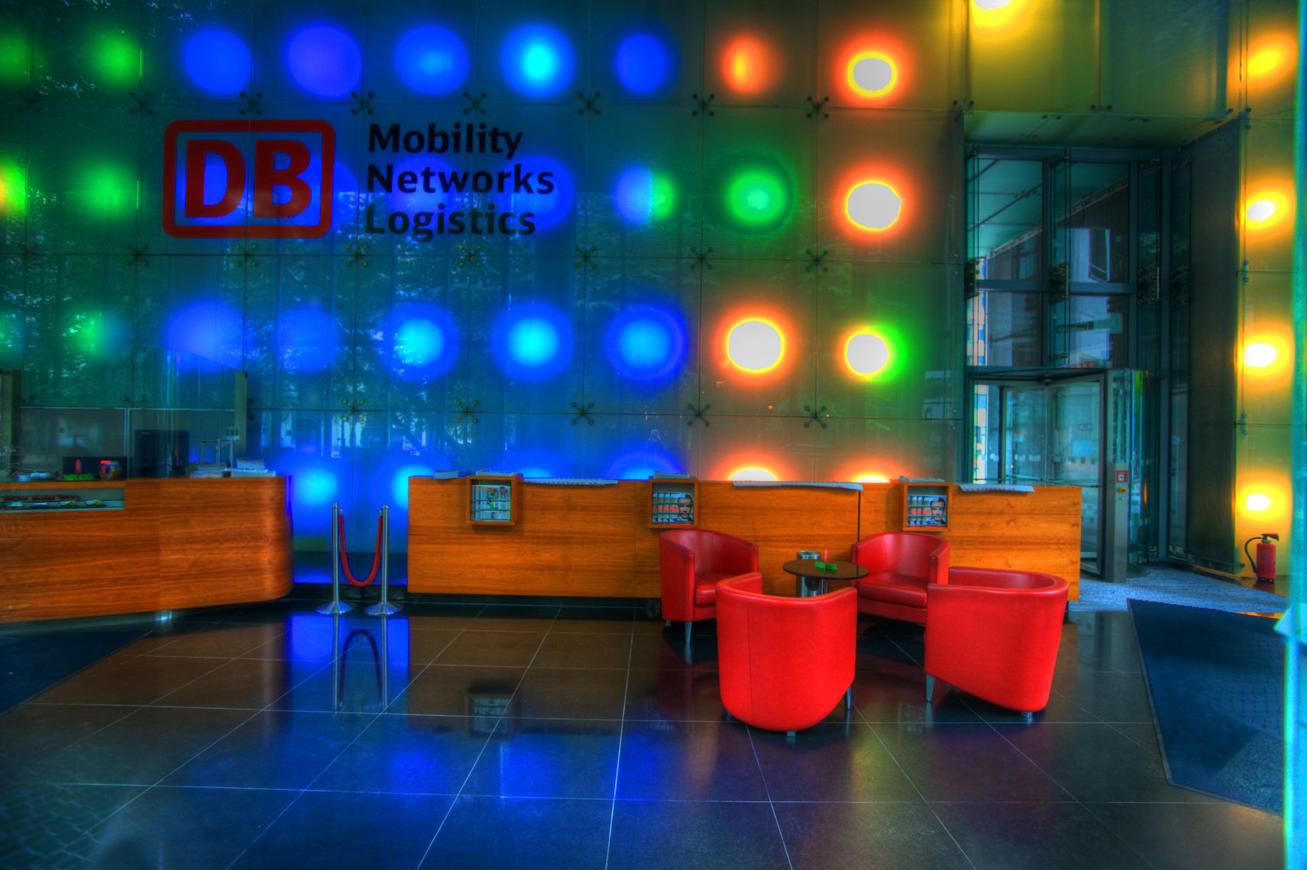 DB Mobility Networks Logistis Lobby Berline germany