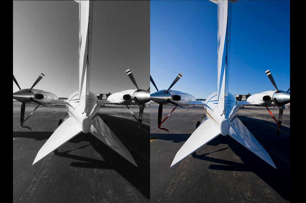 tail of Piaggio P.180 Avanti at PWM