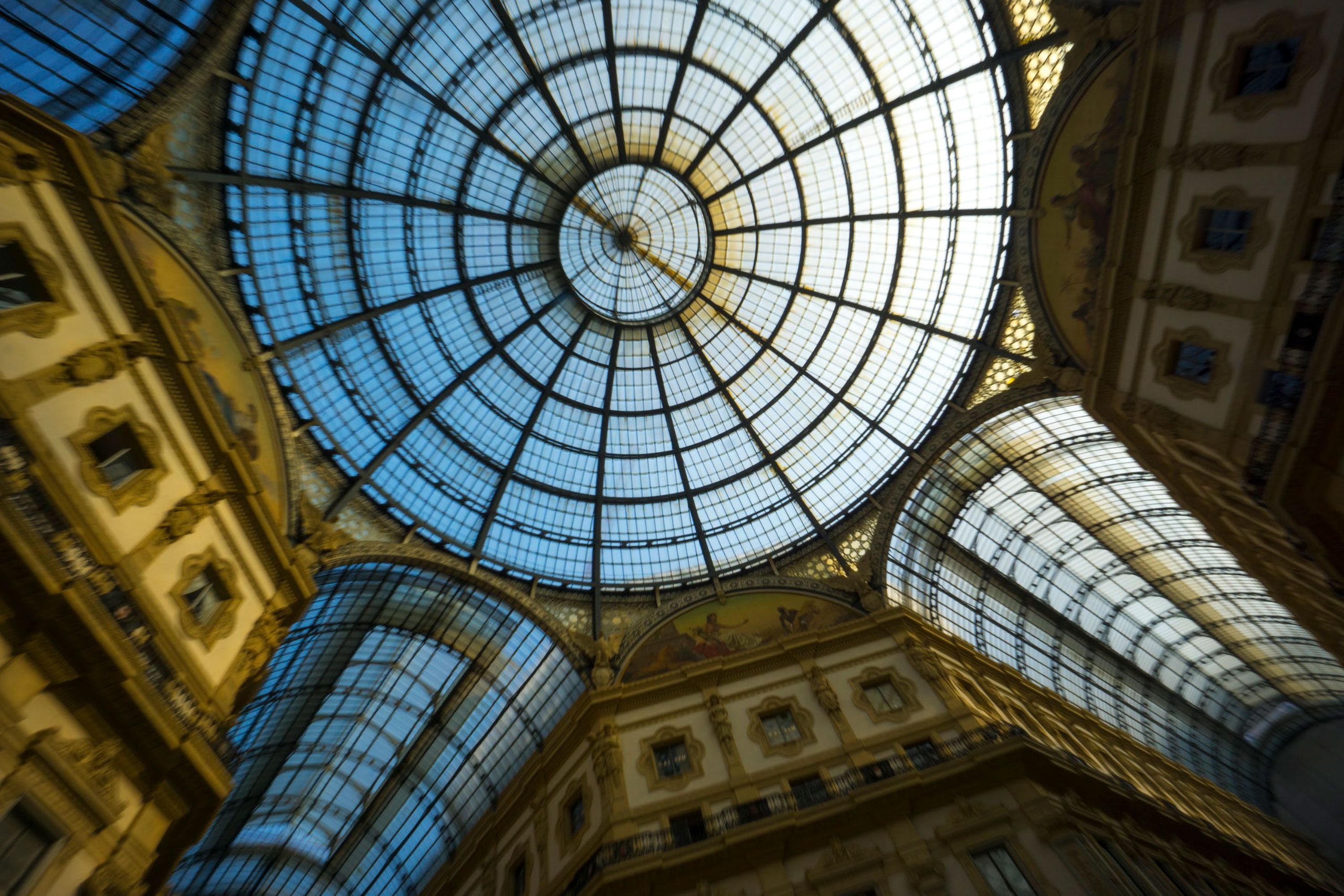 The Galleria Vittorio Emanuele II glass ceiling  Milan