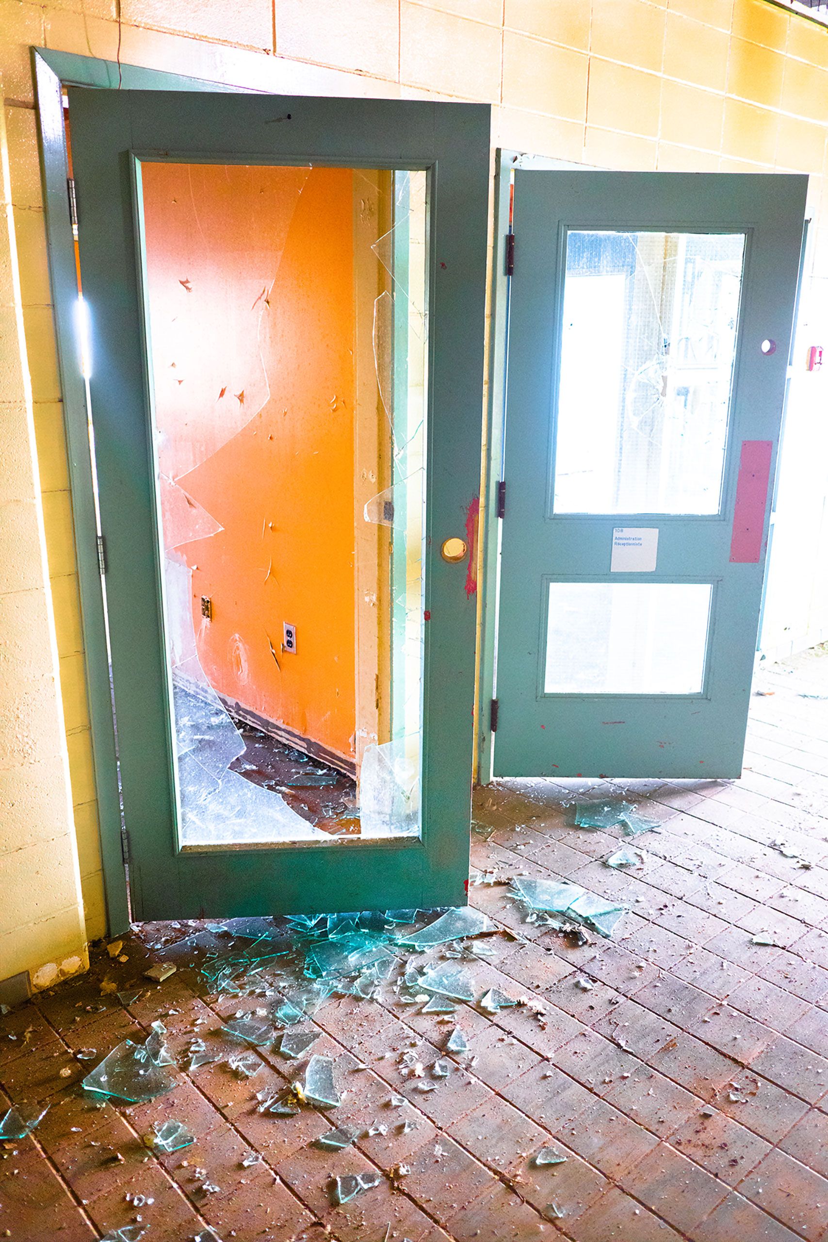 abandoned fish processing plant in Magdalen Islands Îles de la Madeleine Quebec Canada  Harve Aubert