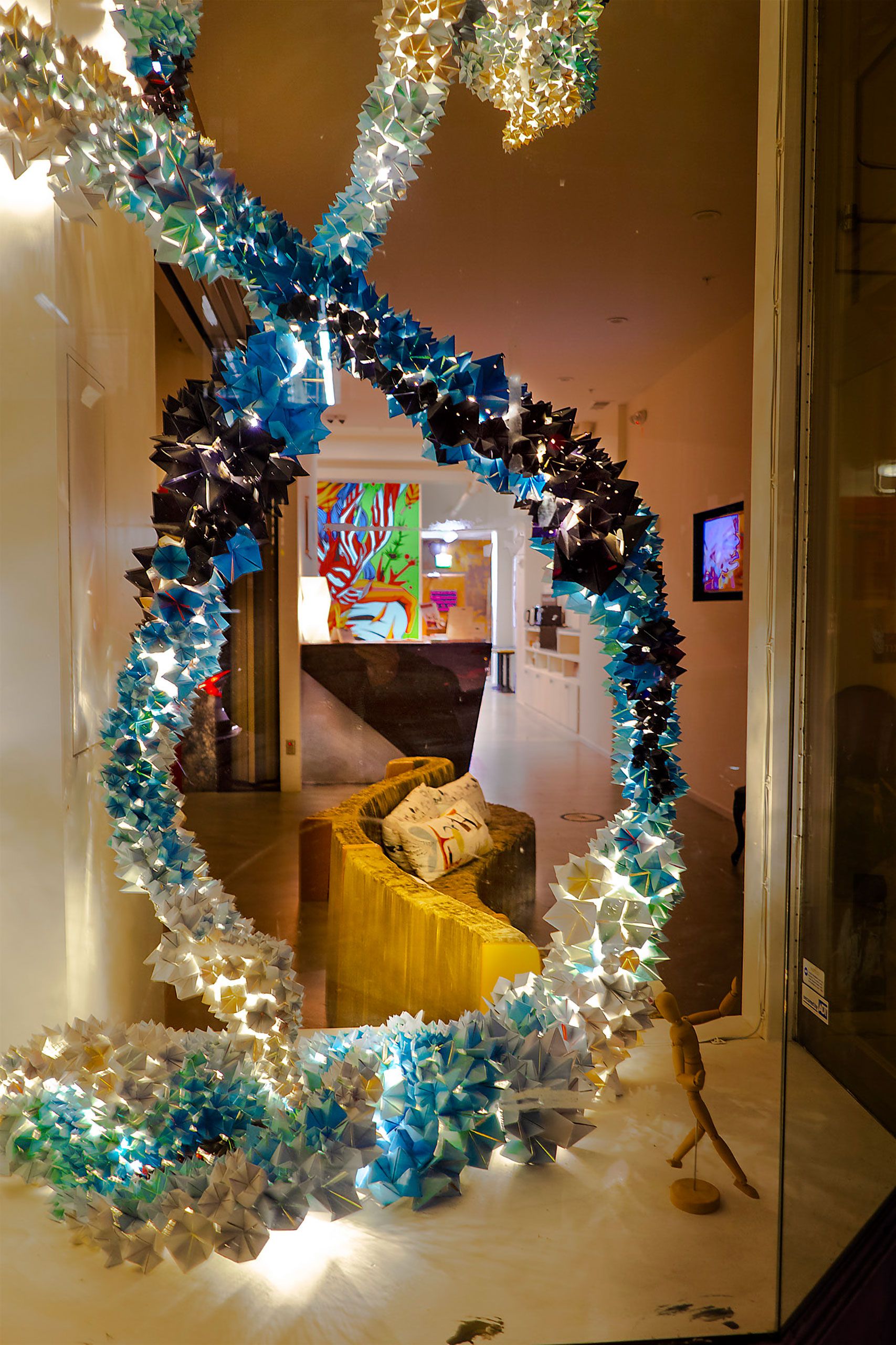 Display in store window San Francisco 