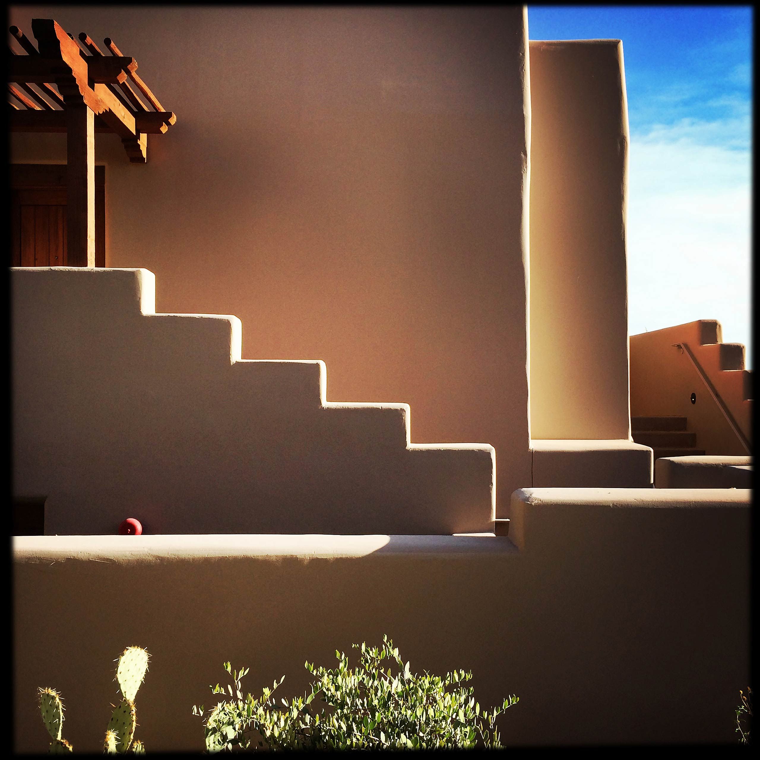 Light sculpted adobe buildings in Arizona one of my favorite photographs 