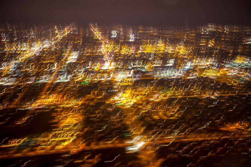 Flying into Pheonix at night
