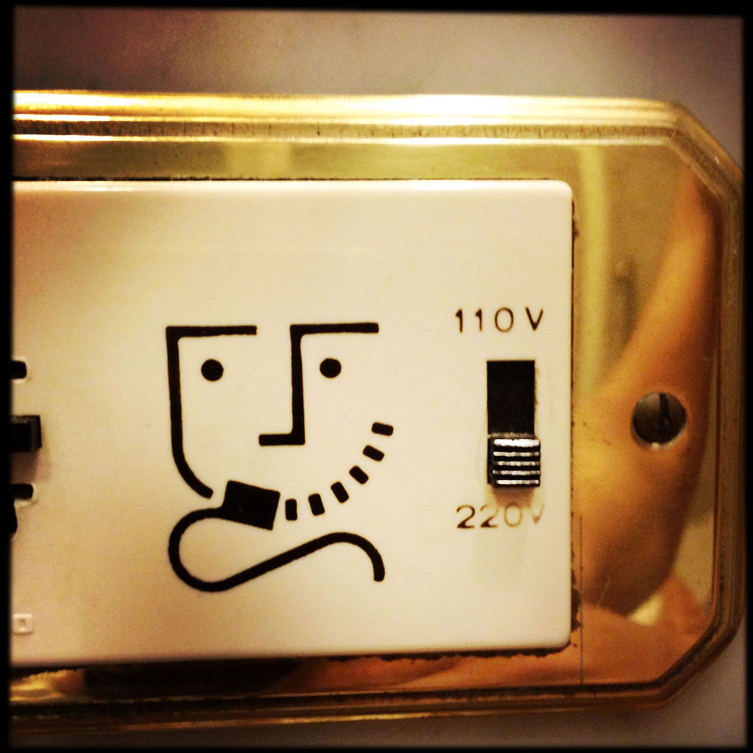 Happy 110V or 220V shaving plug in Rome 