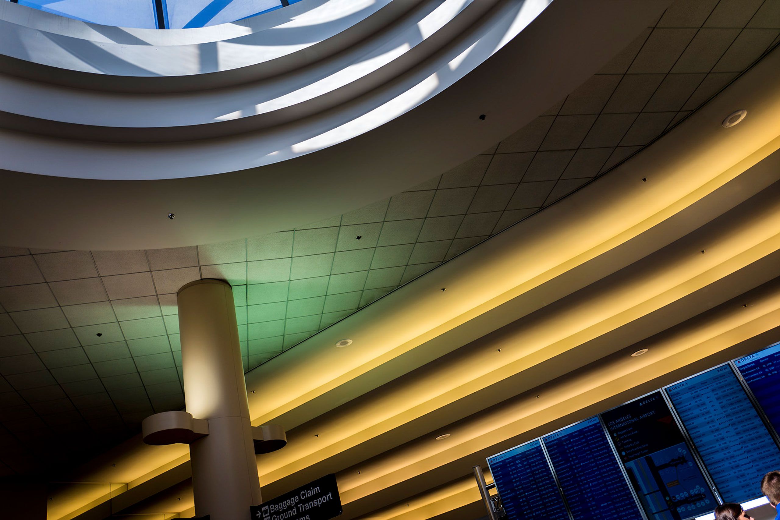 Something cool somewhere maybe an airport LAX