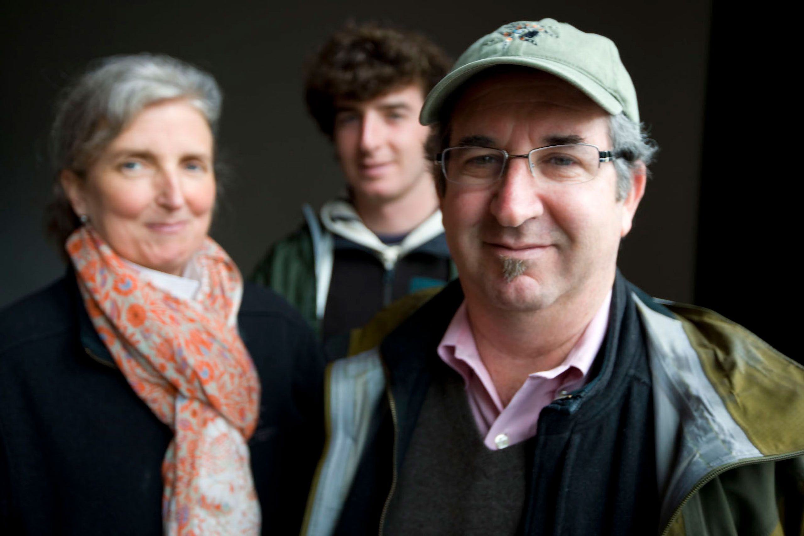 family portrait of les sara and jacob bluestone