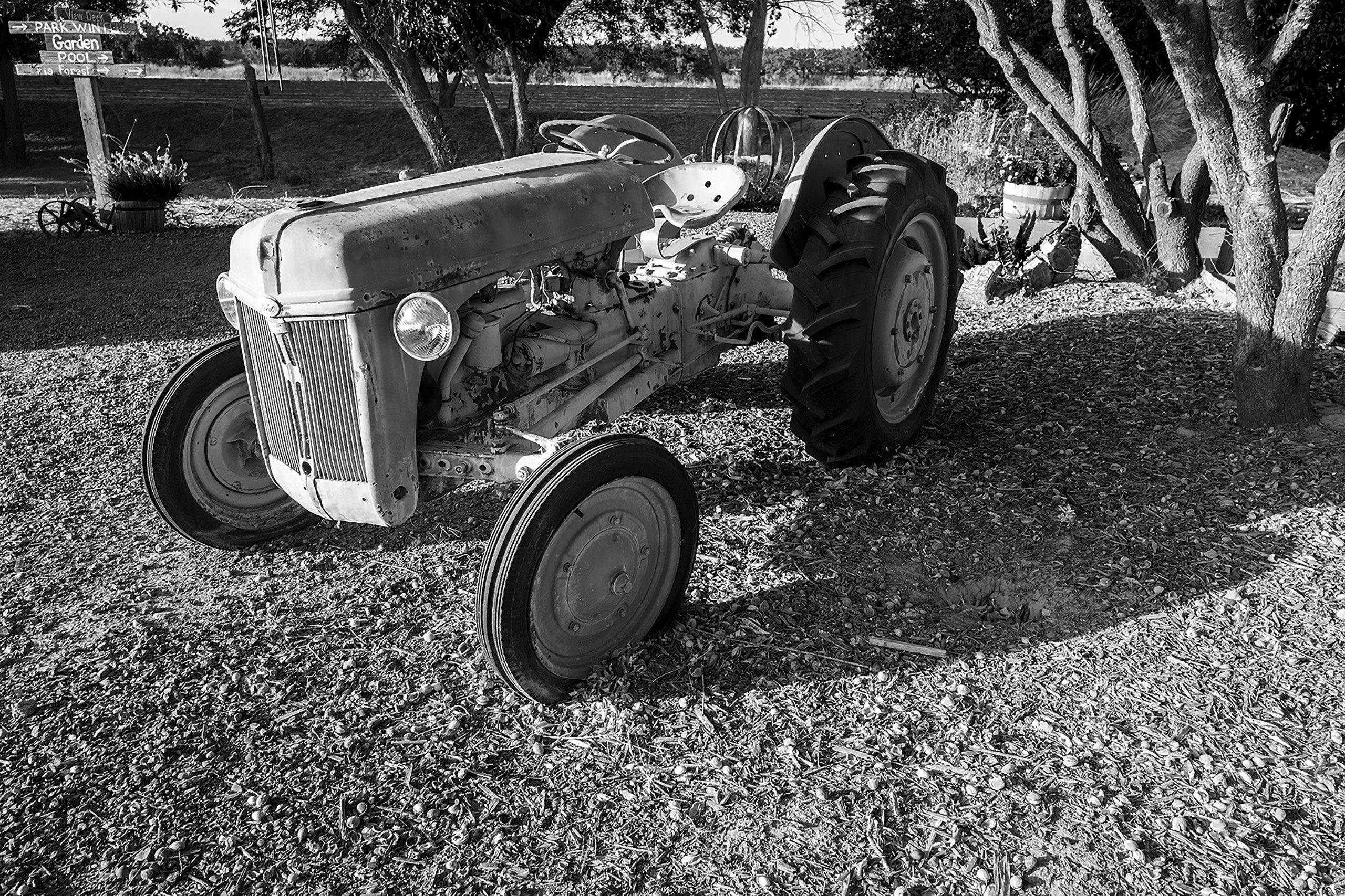 old tractor Park Winters
