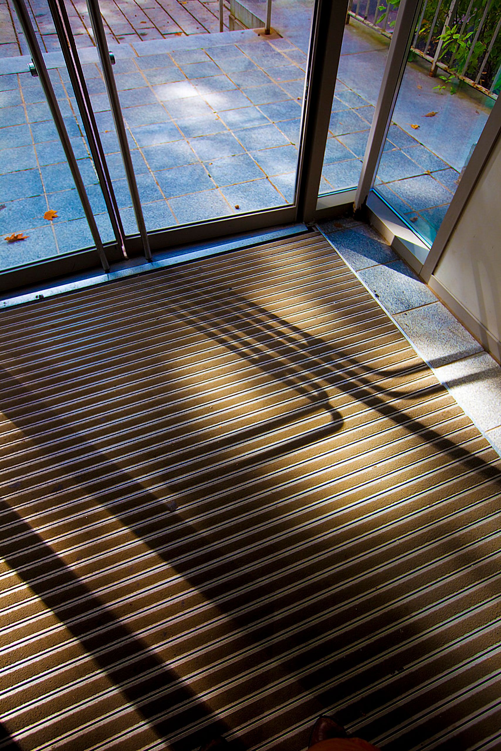 Bowdoin College doorway and shaddows