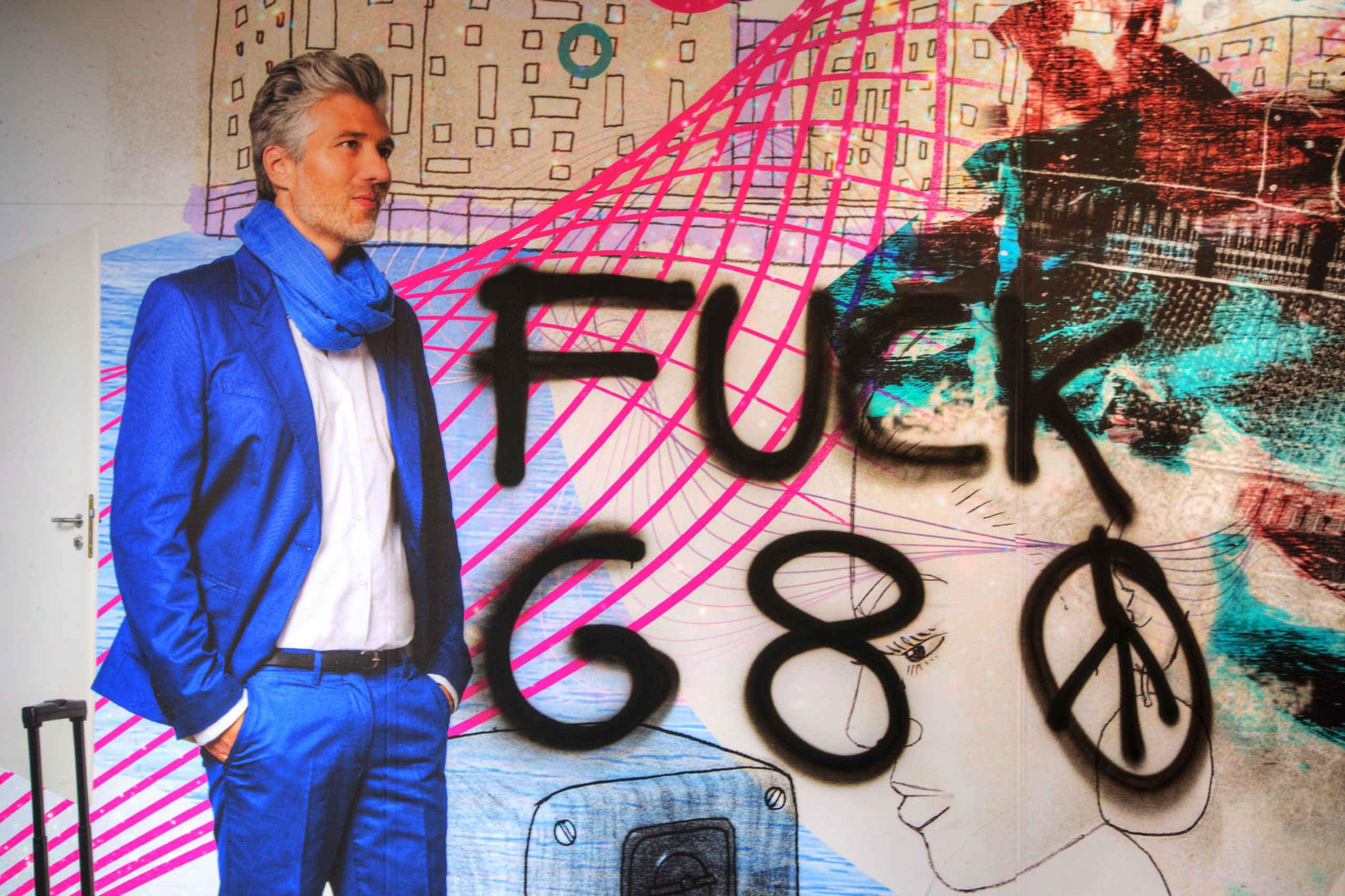 Fuck the G8 gafatti berlin germany