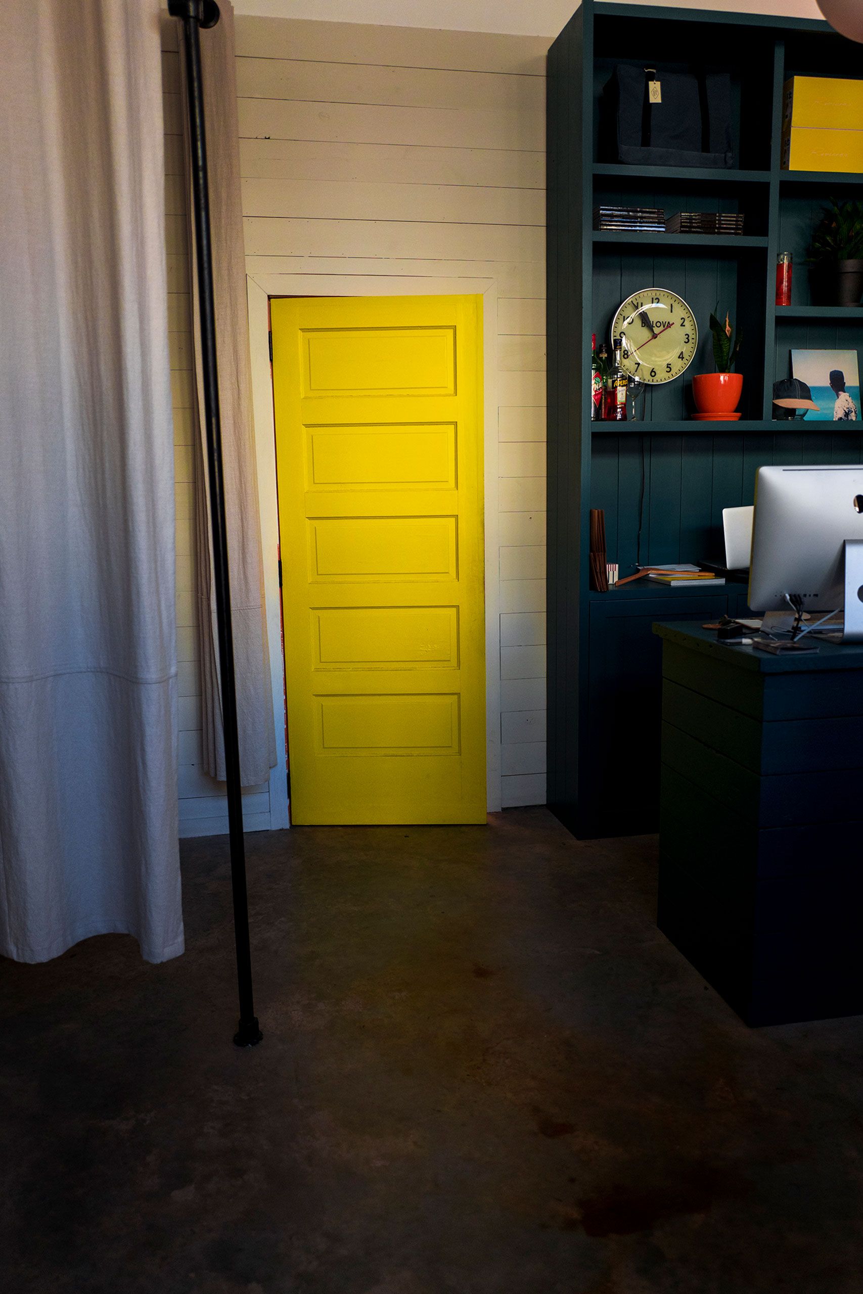 small yellow door  New Orleans 