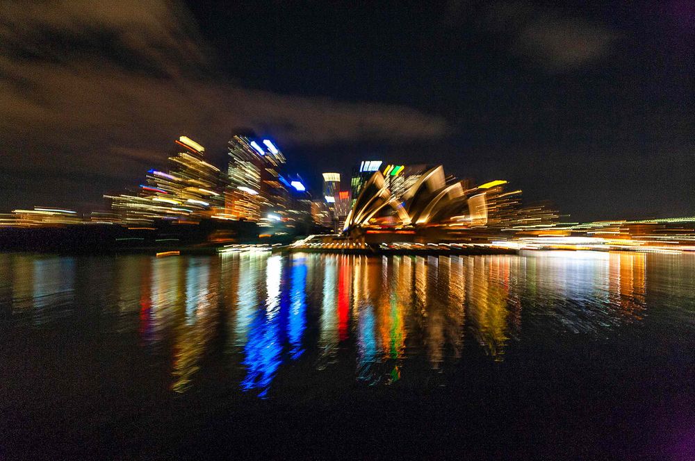 Sydney Opera House at night 