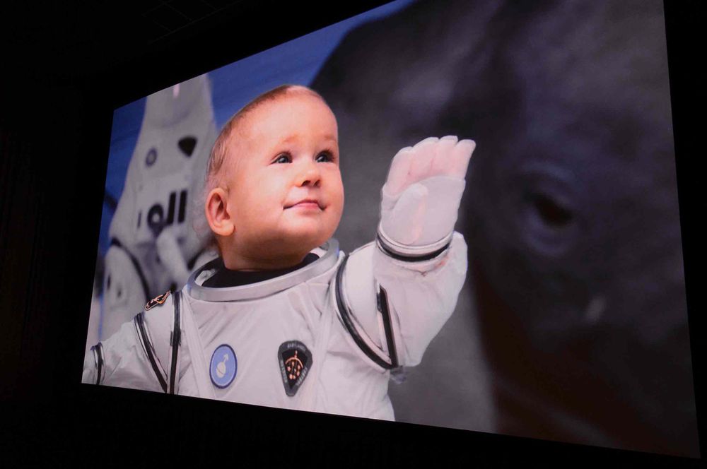 Kid Astronaut waiving downright scary  