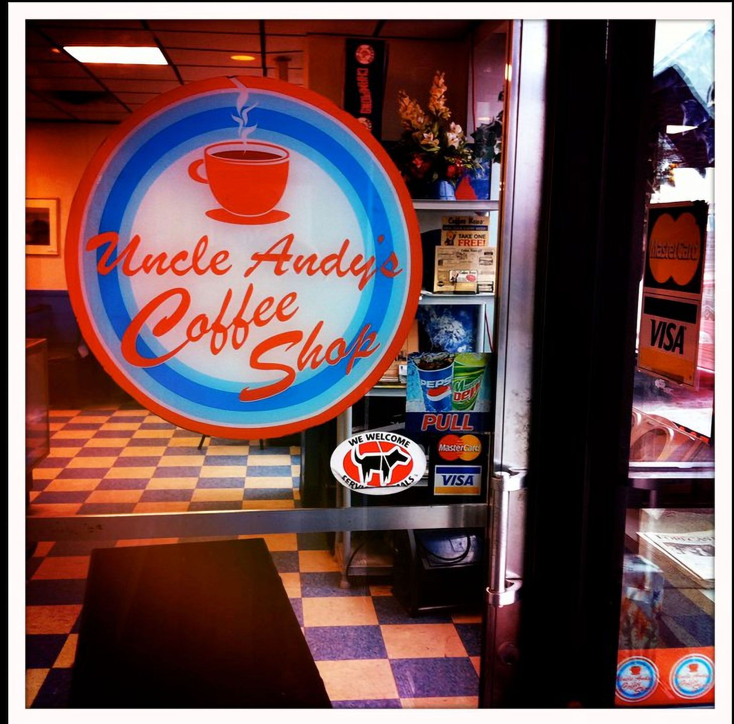 Uncle Andy's coffee shop pick and pay south Portland Maine