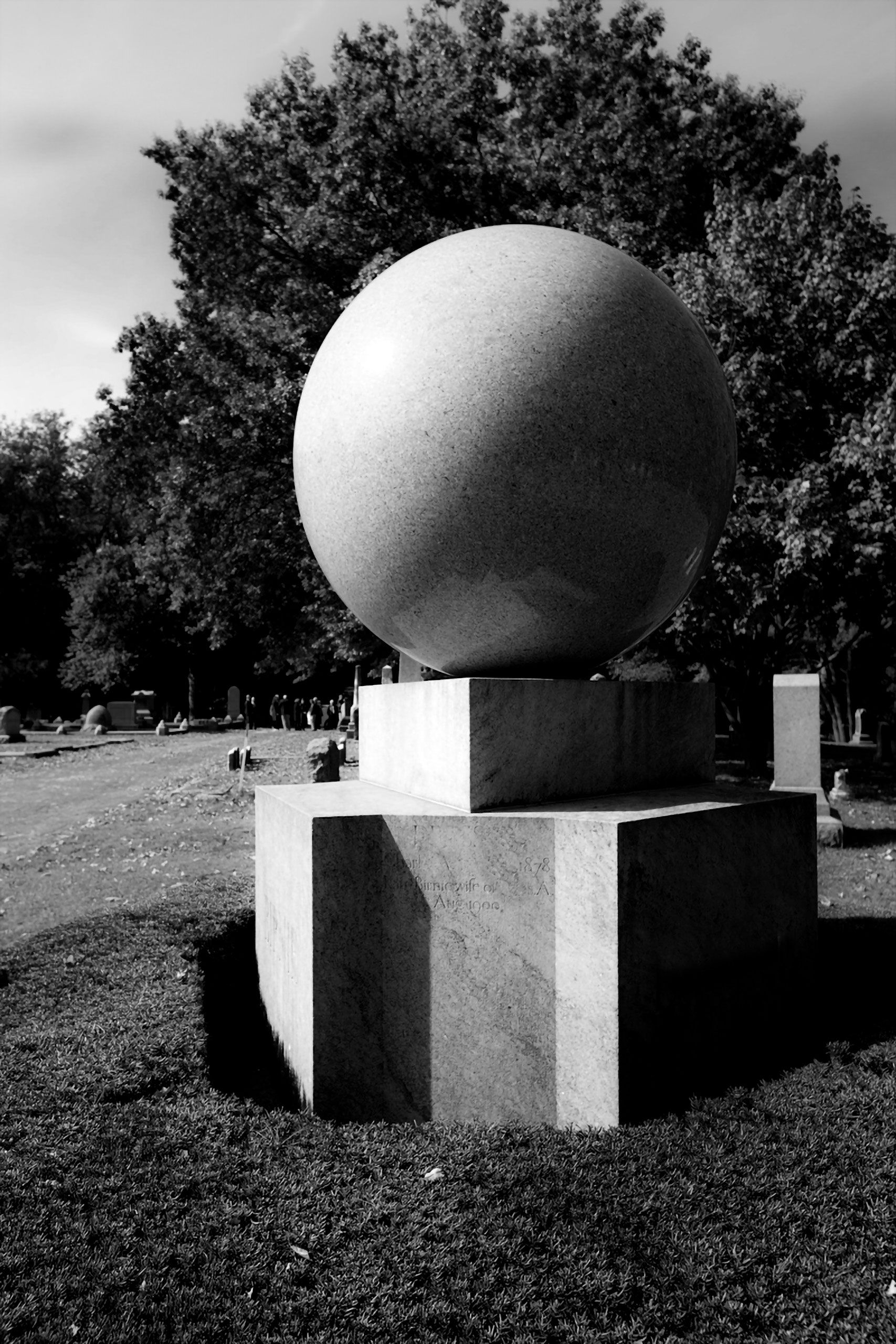 Gravestone at cemetery in Springfiled Massachusetts  take me to your leader
