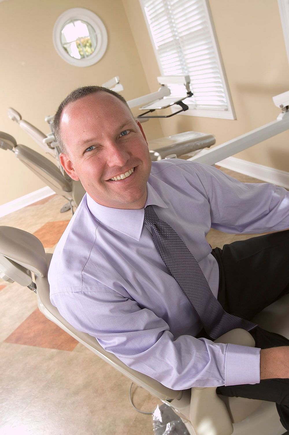 Dentist for commercial adverting photoshoot