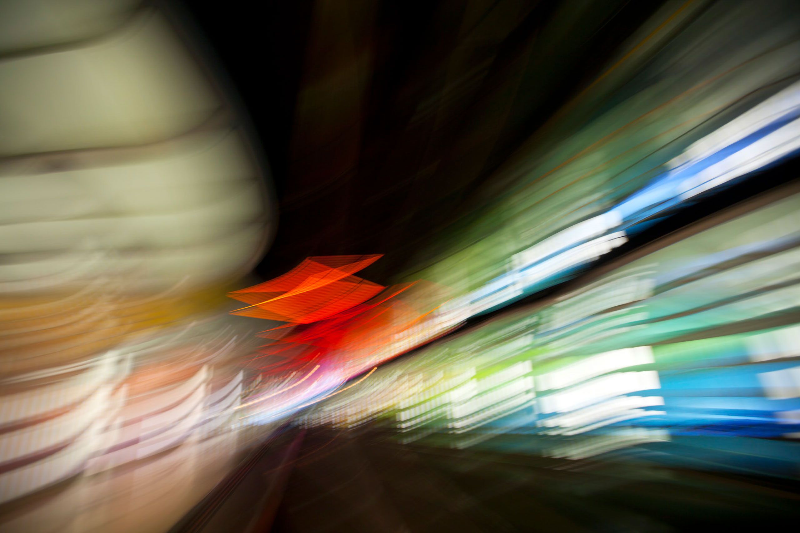 o'hare airport underground walkway ohare neon sculpture artist Michael Hayden of California