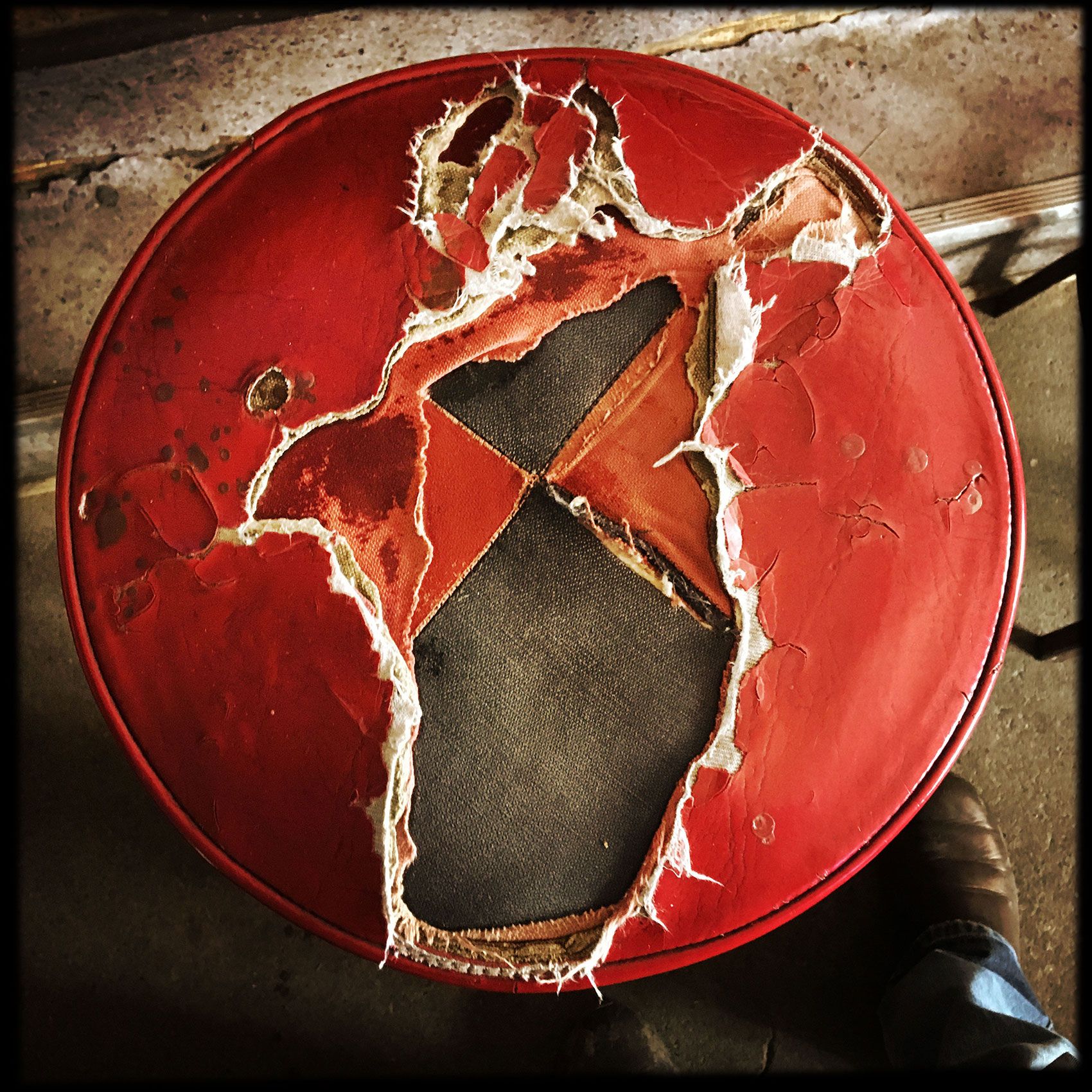 Man maybe a ghost on a barstool  Edit	Info Plainfield Station Woodland California 