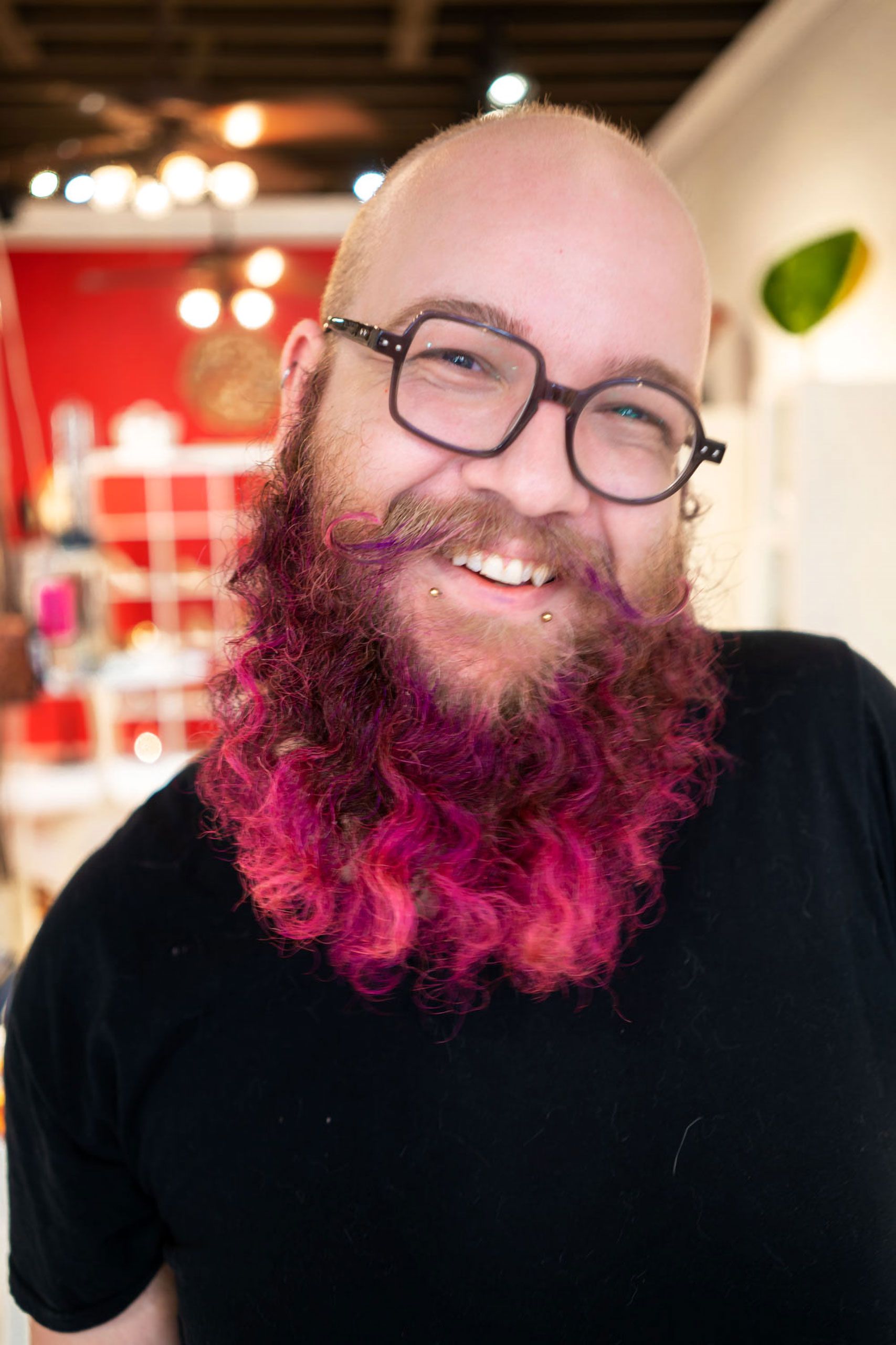 Dude with fascia beard in NOLA