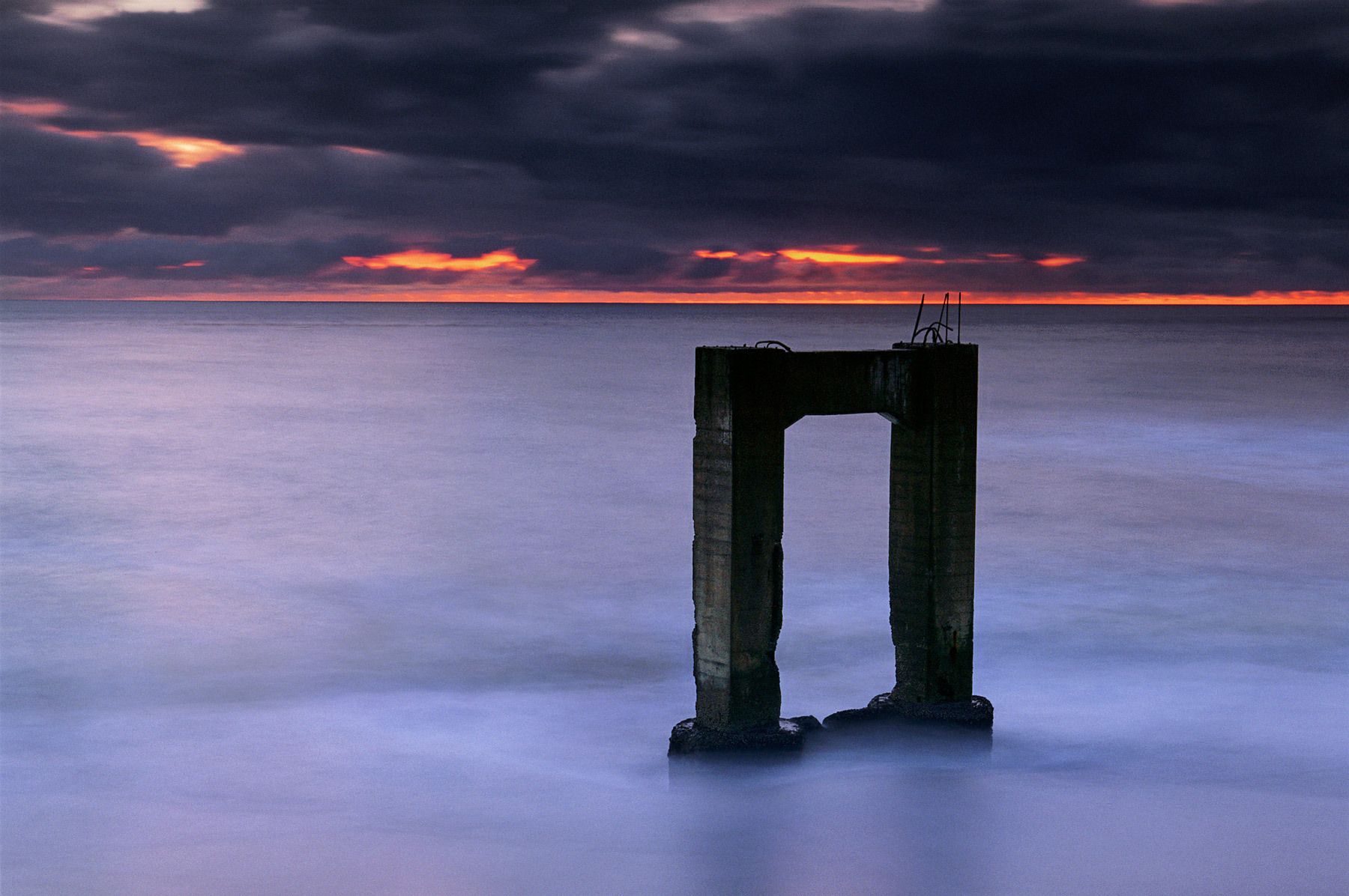 Abandoned Pier, Davenport, CA