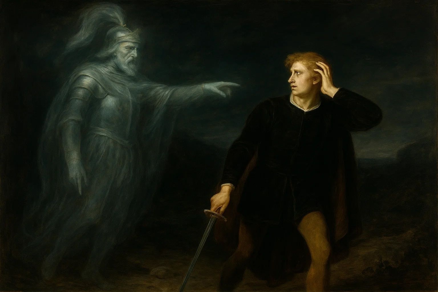 Hamlet and Ghost