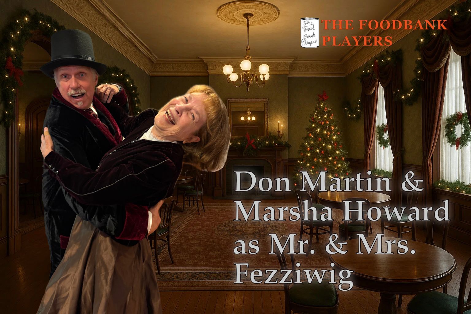 Xmas Carol 2025 Mr and Mrs Fezziwig trading cards