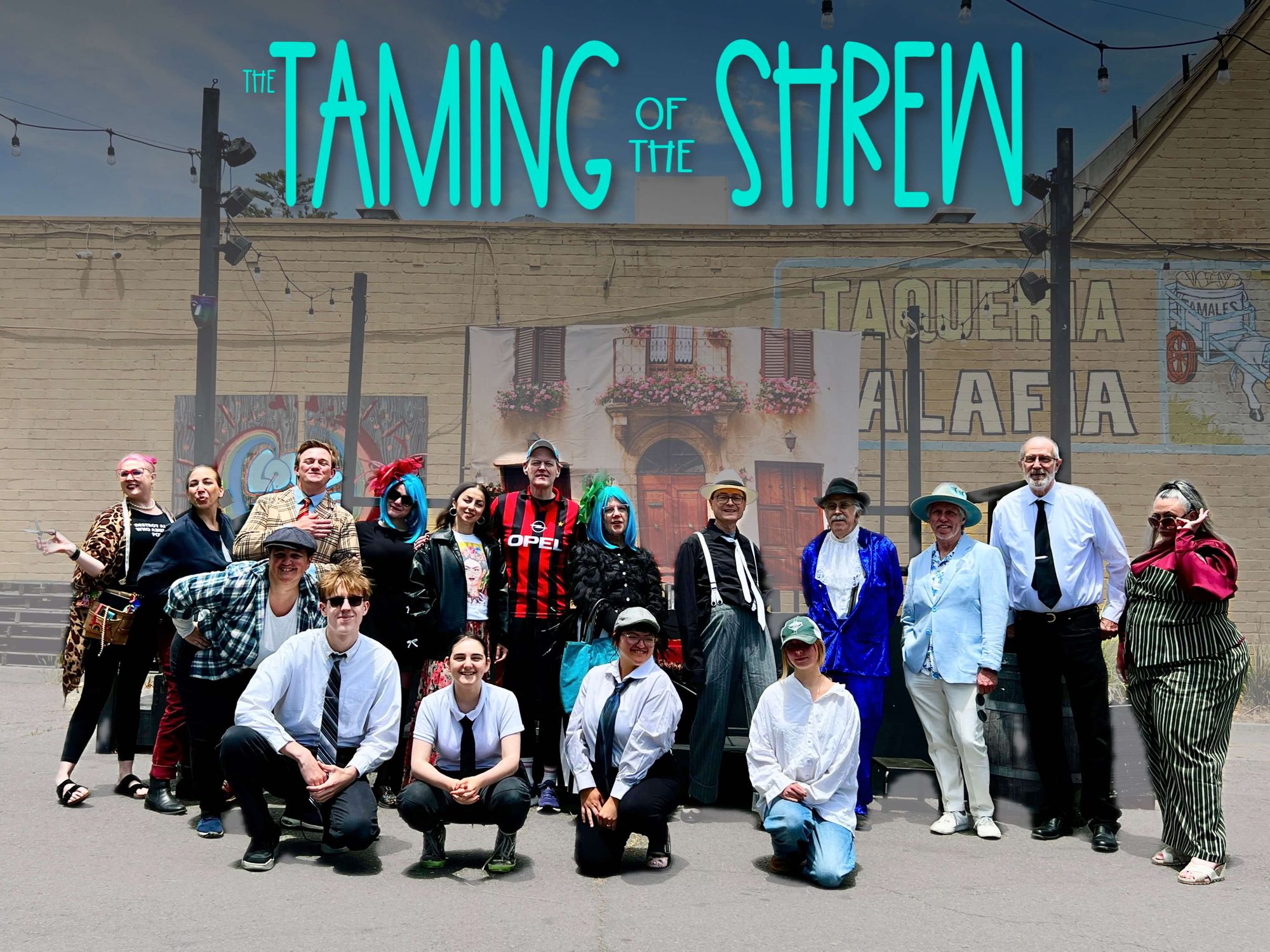 The cast of The Taming of the Shrew