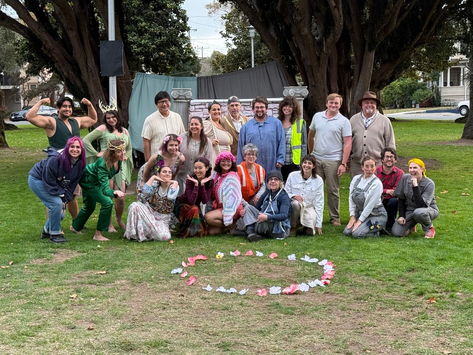The cast of A Midsummer Night's Dream, 2026