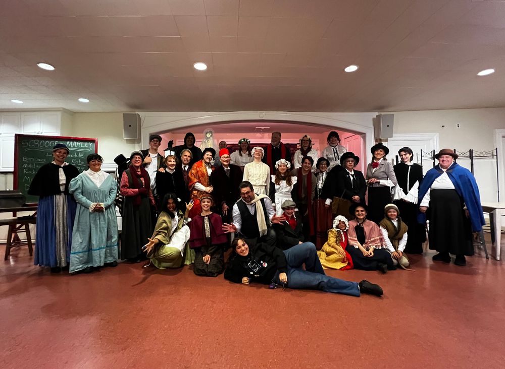 The cast of A Christmas Carol 2025