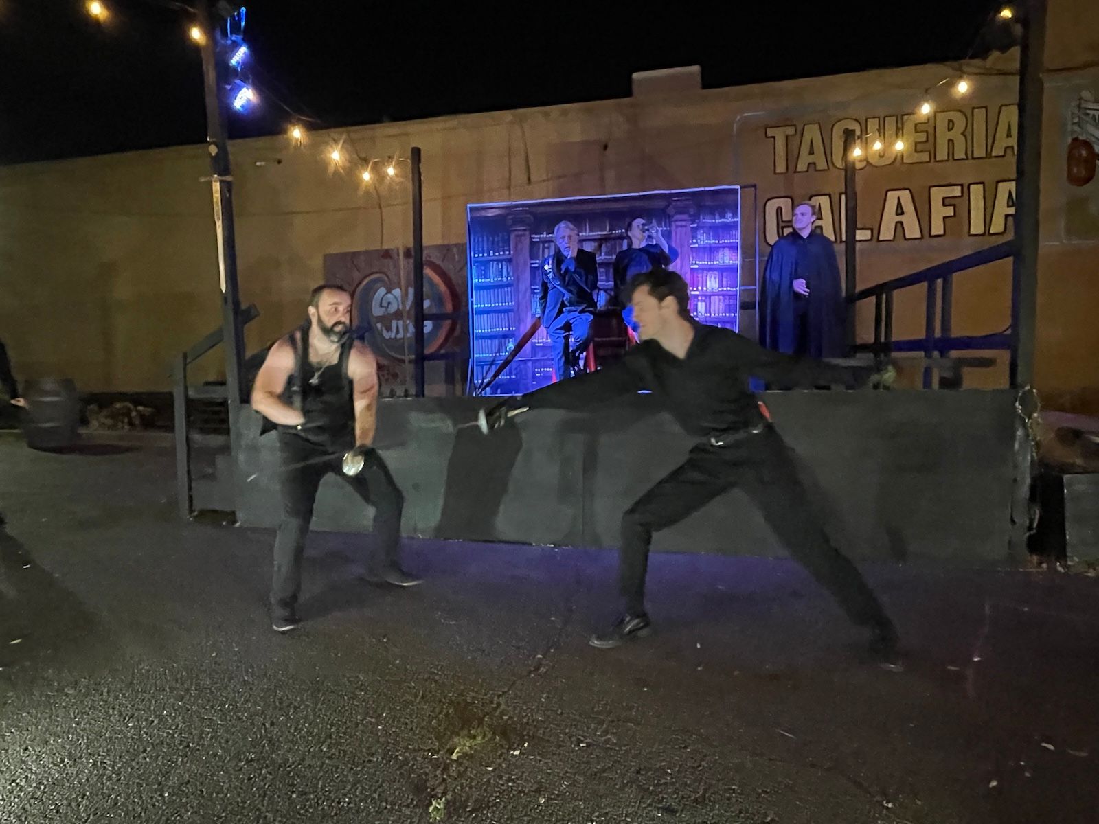 Laertes and Hamlet duel