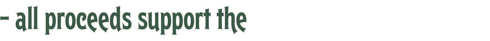 all proceeds support the alameda food bank