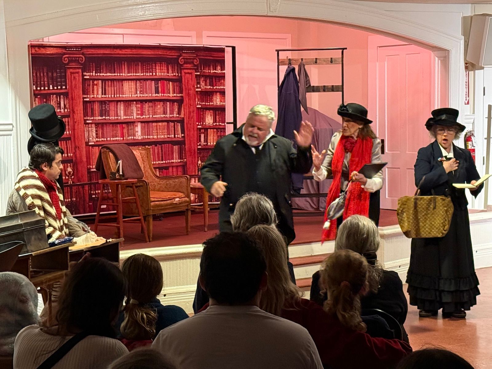 Scrooge and the Charity Ladies