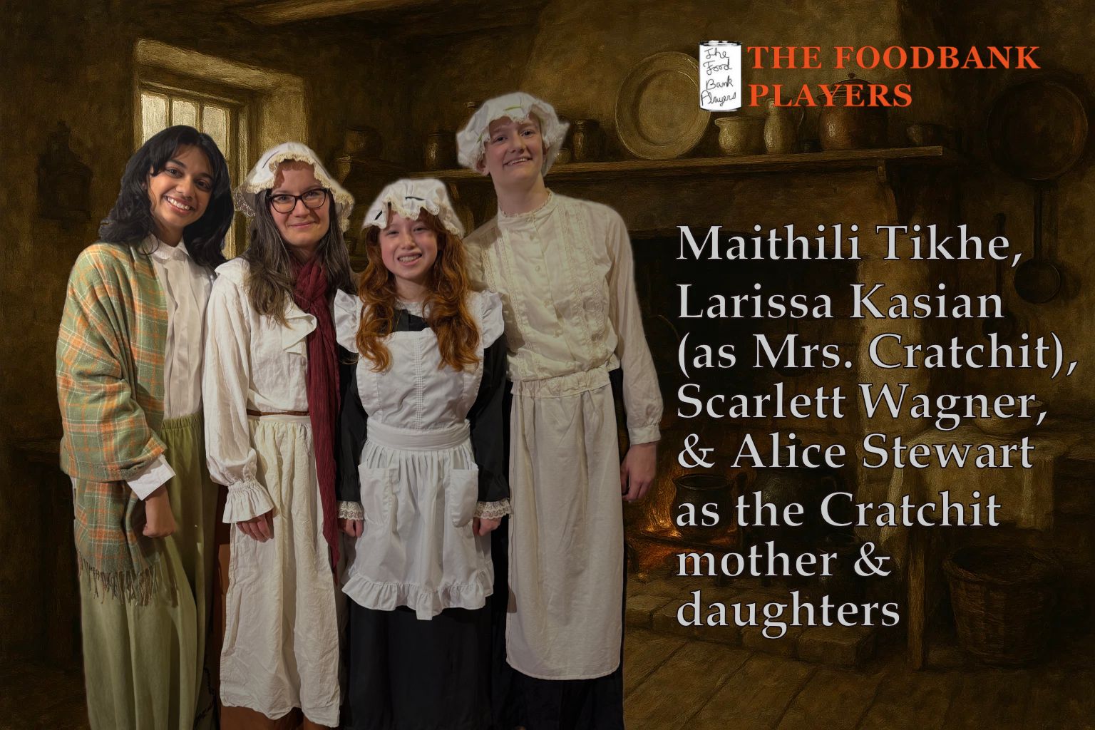 Xmas Carol 2025 Cratchit mom and daughters trading card.jpg