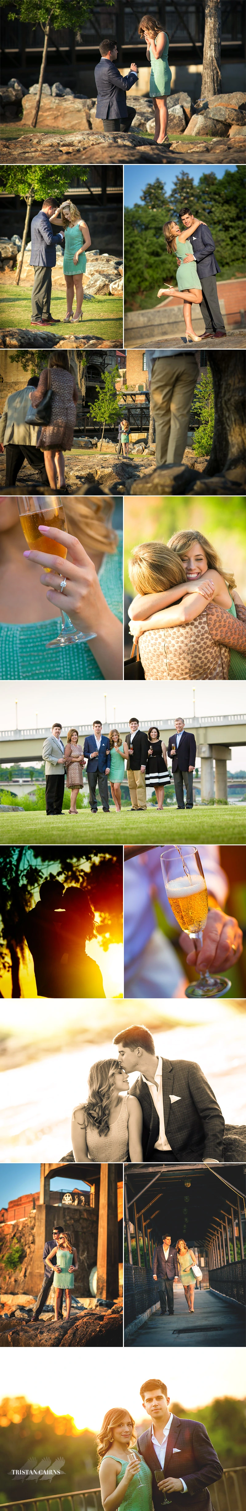 Columbus Georgia River Walk Engagement  