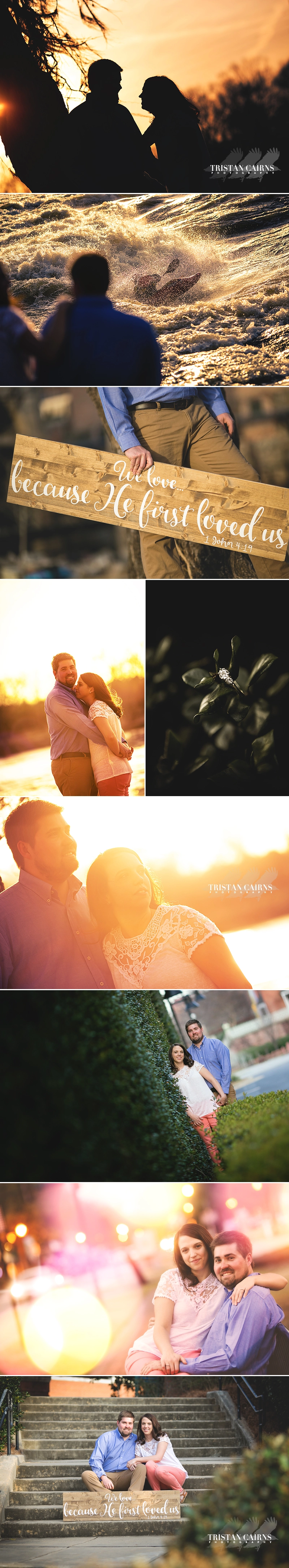 Columbus Georgia River Walk Engagement Session