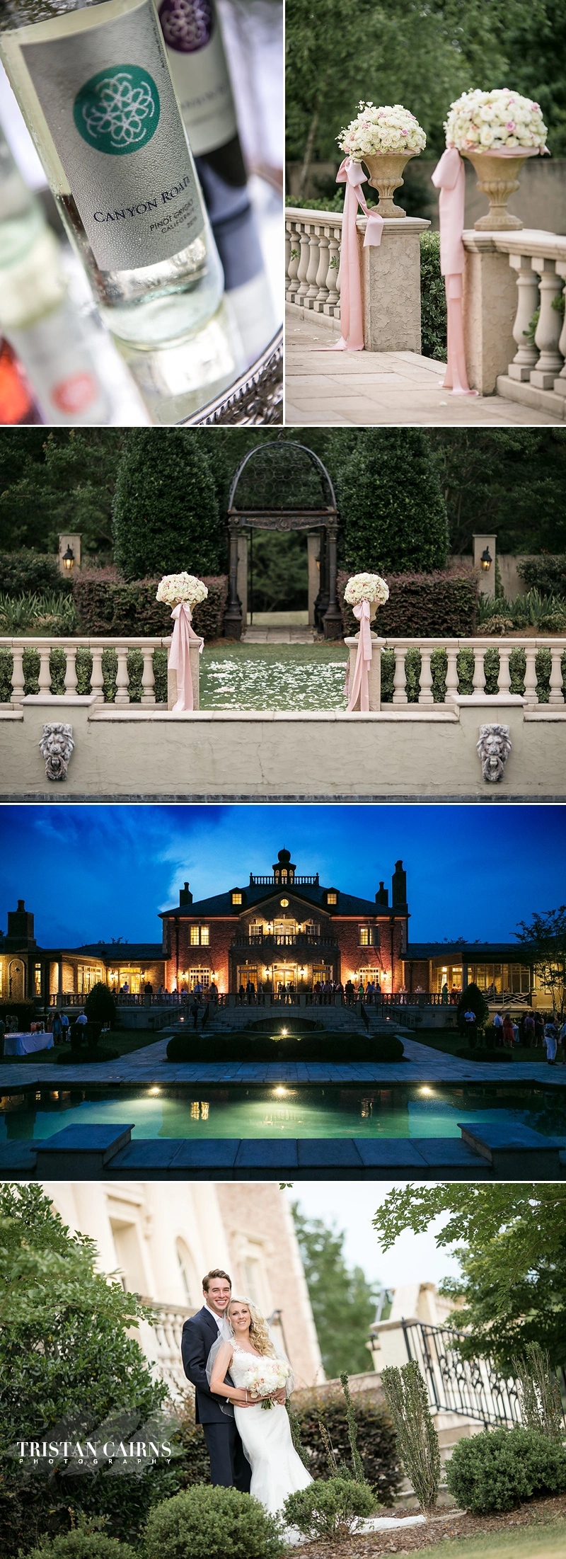 Auburn Alabama Fountain View Mansion Wedding Venue